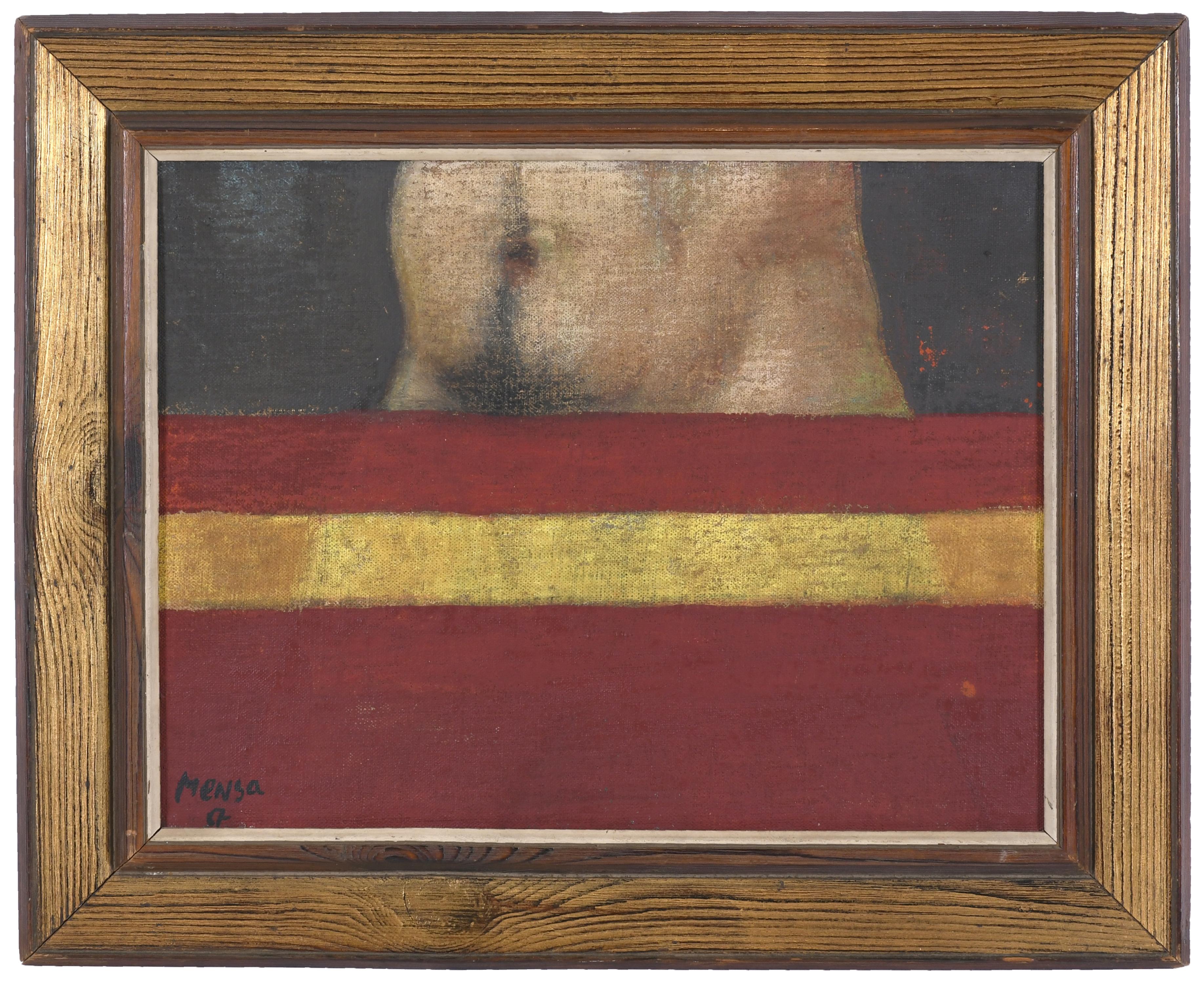 CARLOS MENSA (1936-1982). "TORSO CON BANDERA", 1967.