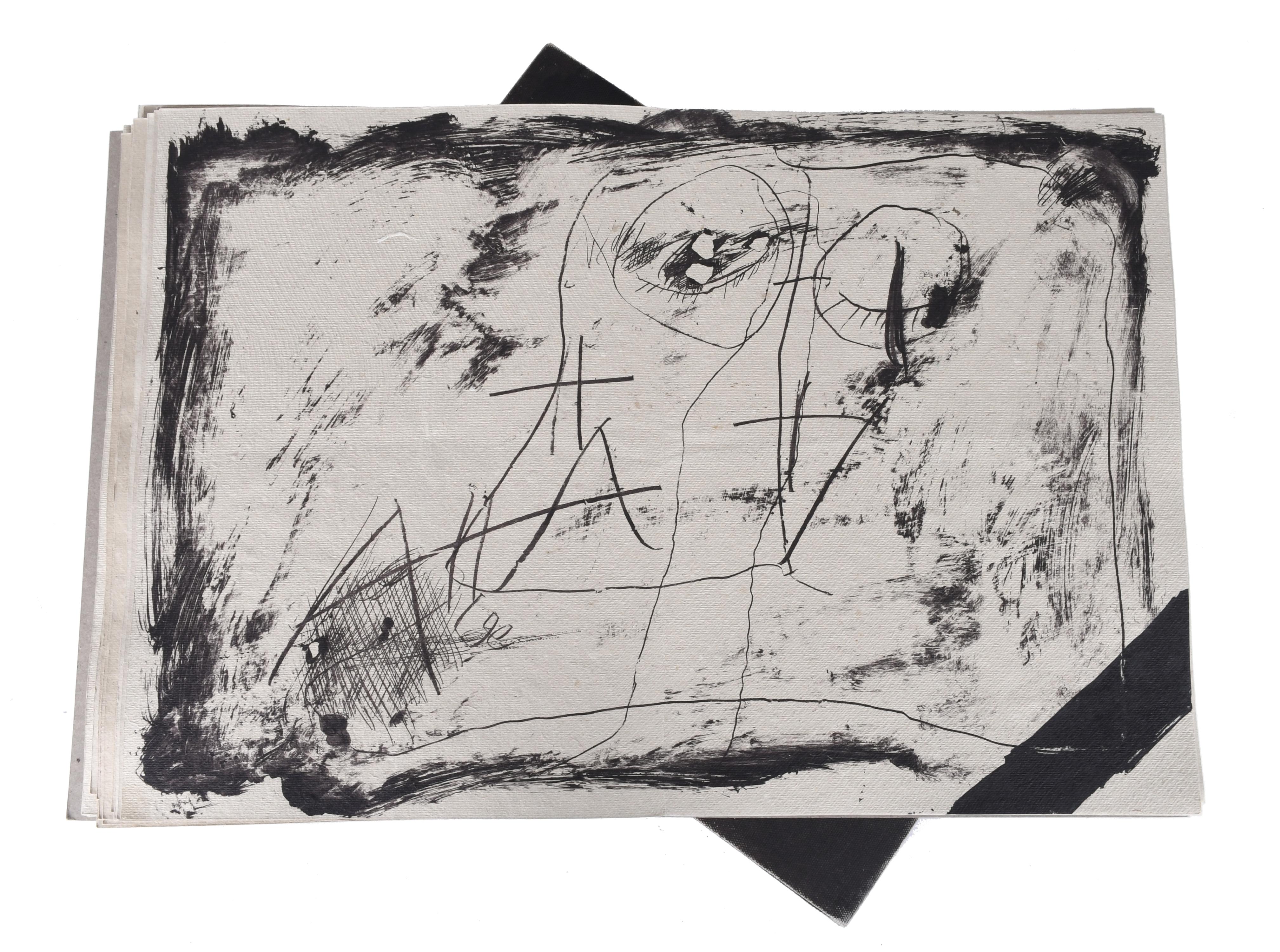 ANTONI TÀPIES (1923-2012) Y SHUZO TAKIGUCHI (1903-1979). "L