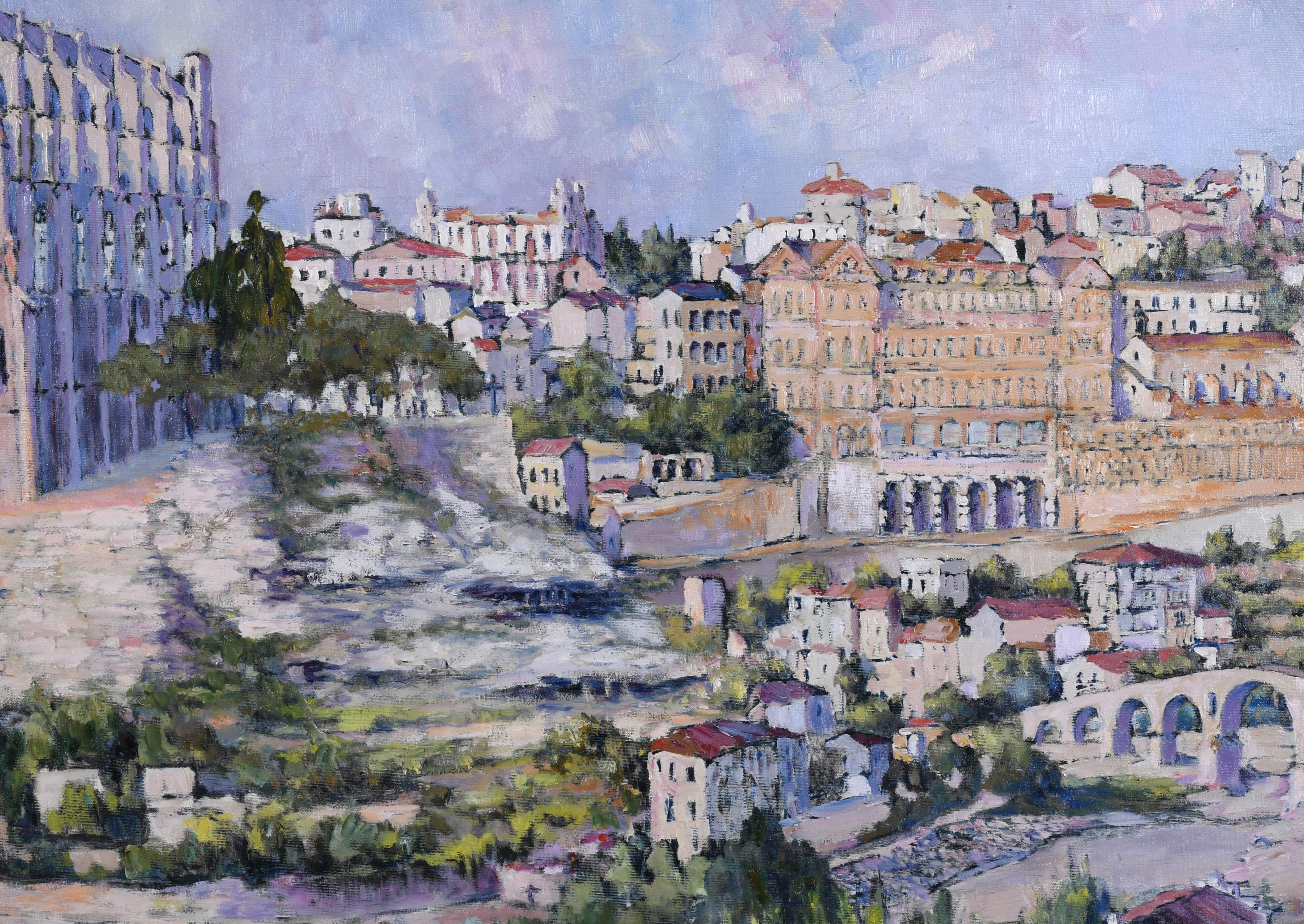 ANTONI MARCH SALAS (1923). "PANORÁMICA DE MANRESA", 1987.