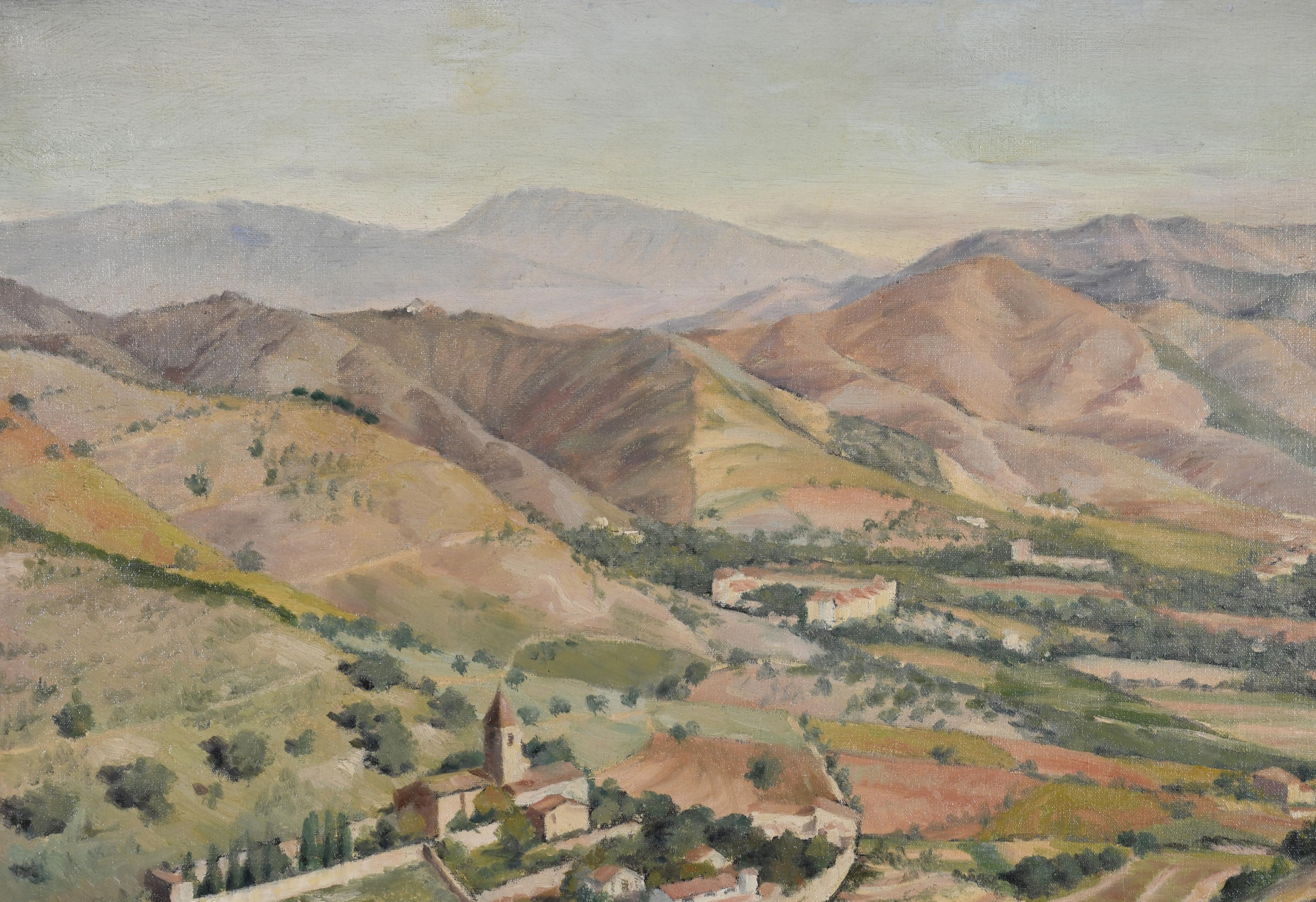 JOSEP DE CABANYES (FIN. SIGLO XIX-c.1951). "VISTA DE SANT G