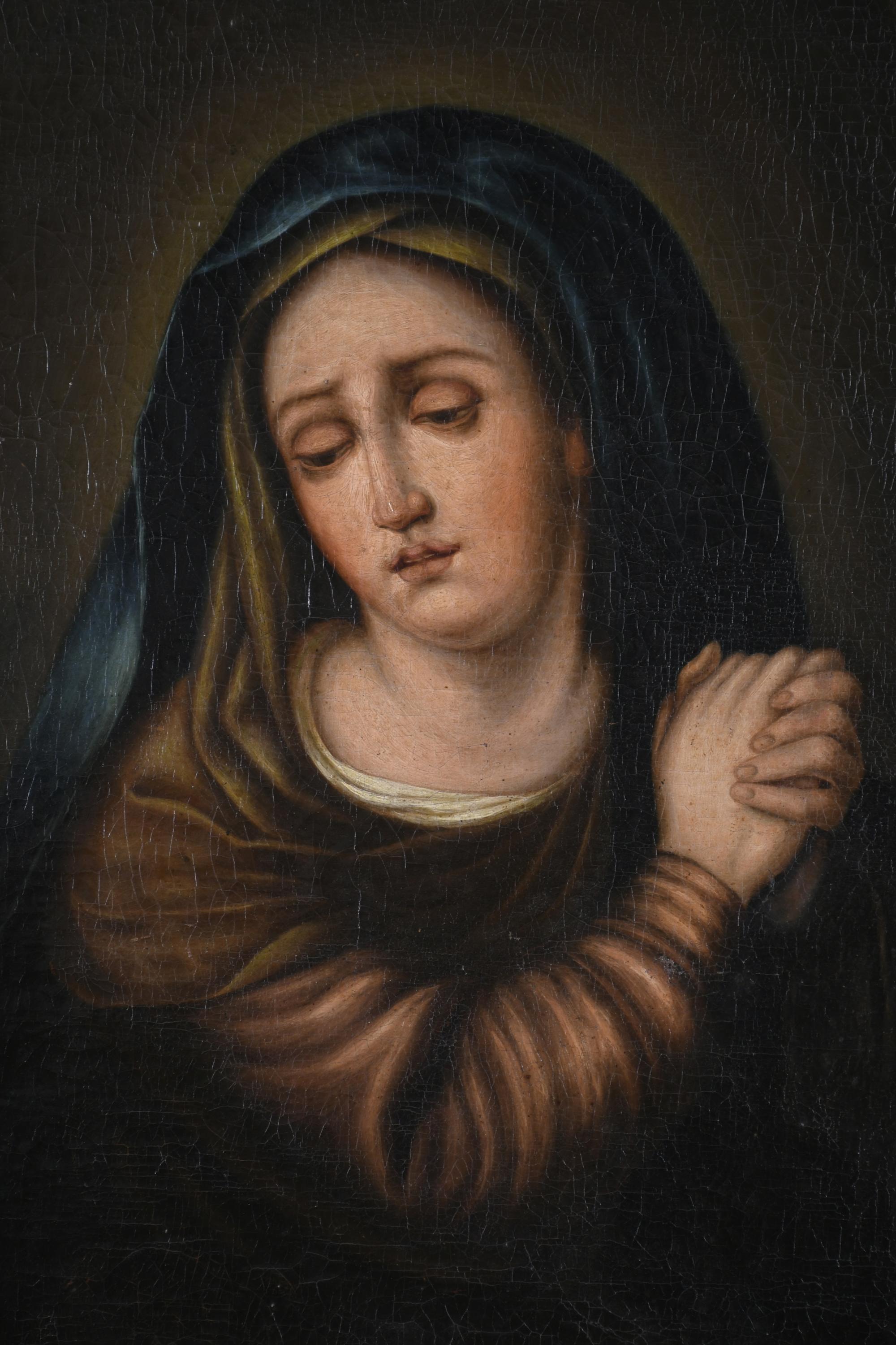 ESCUELA ESPAÑOLA, SIGLO XVIII.  "DOLOROSA".