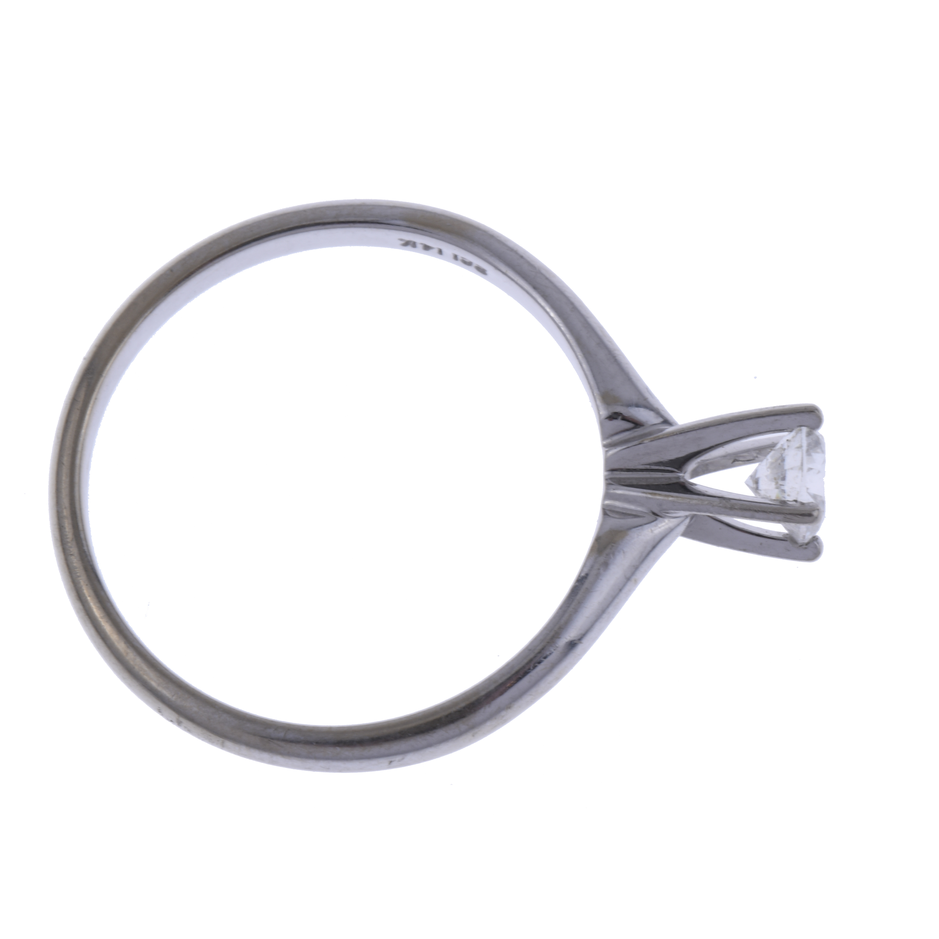 SORTIJA SOLITARIO DE DIAMANTE.