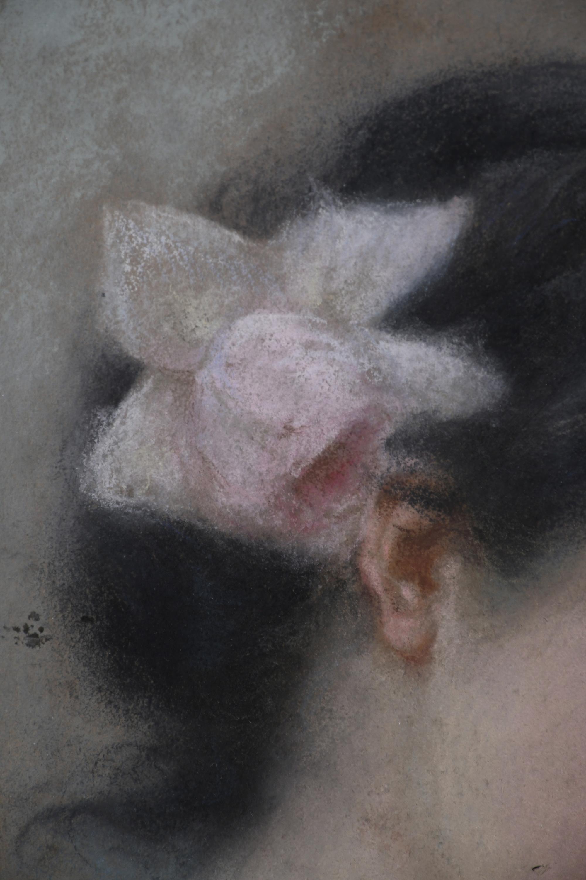 JOAN FUSTER BONNIN (1870-1945). "PERFIL DE UNA JOVEN".