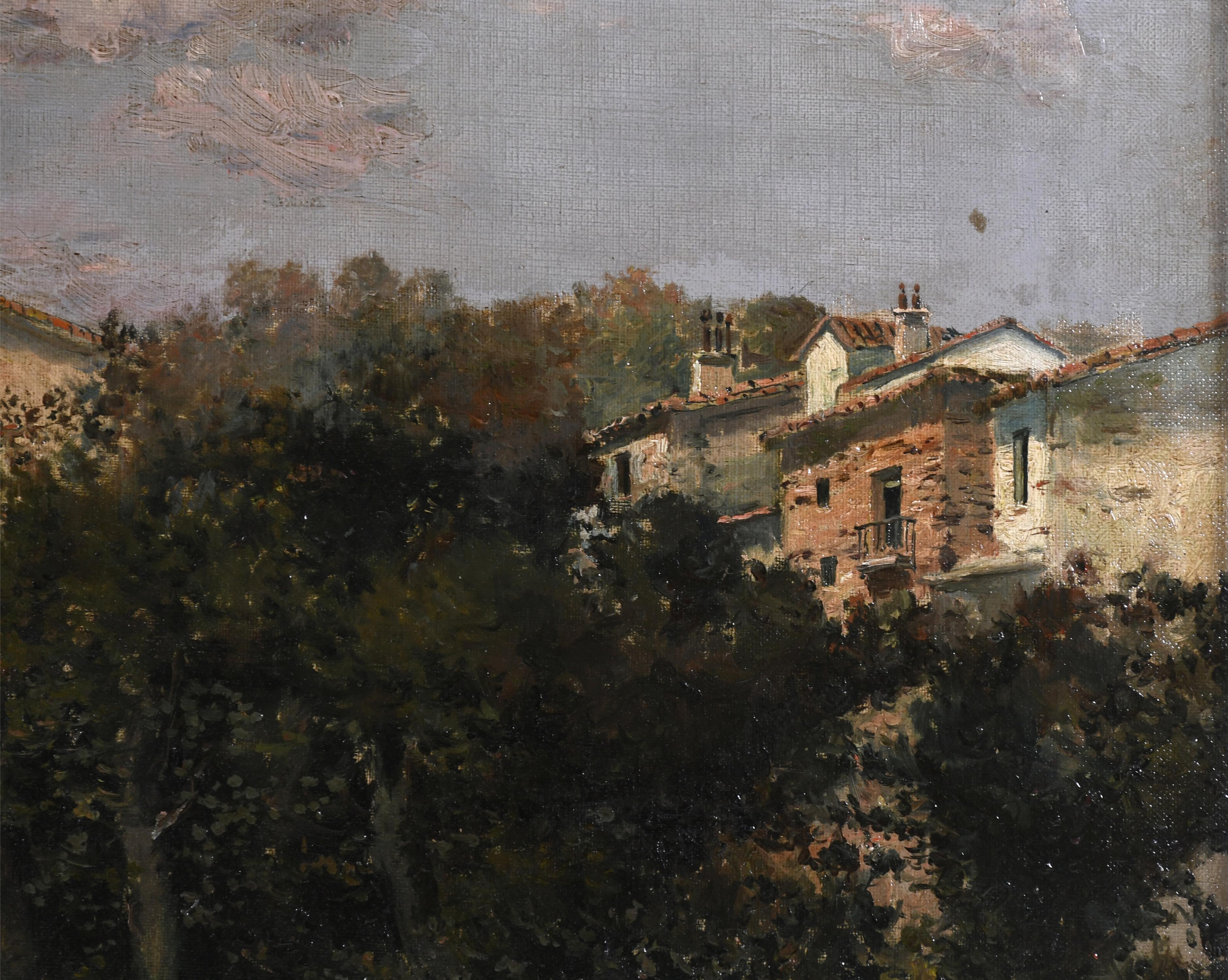 JOSÉ FRANCO CORDERO (1851-c.1910). "PAISAJE".