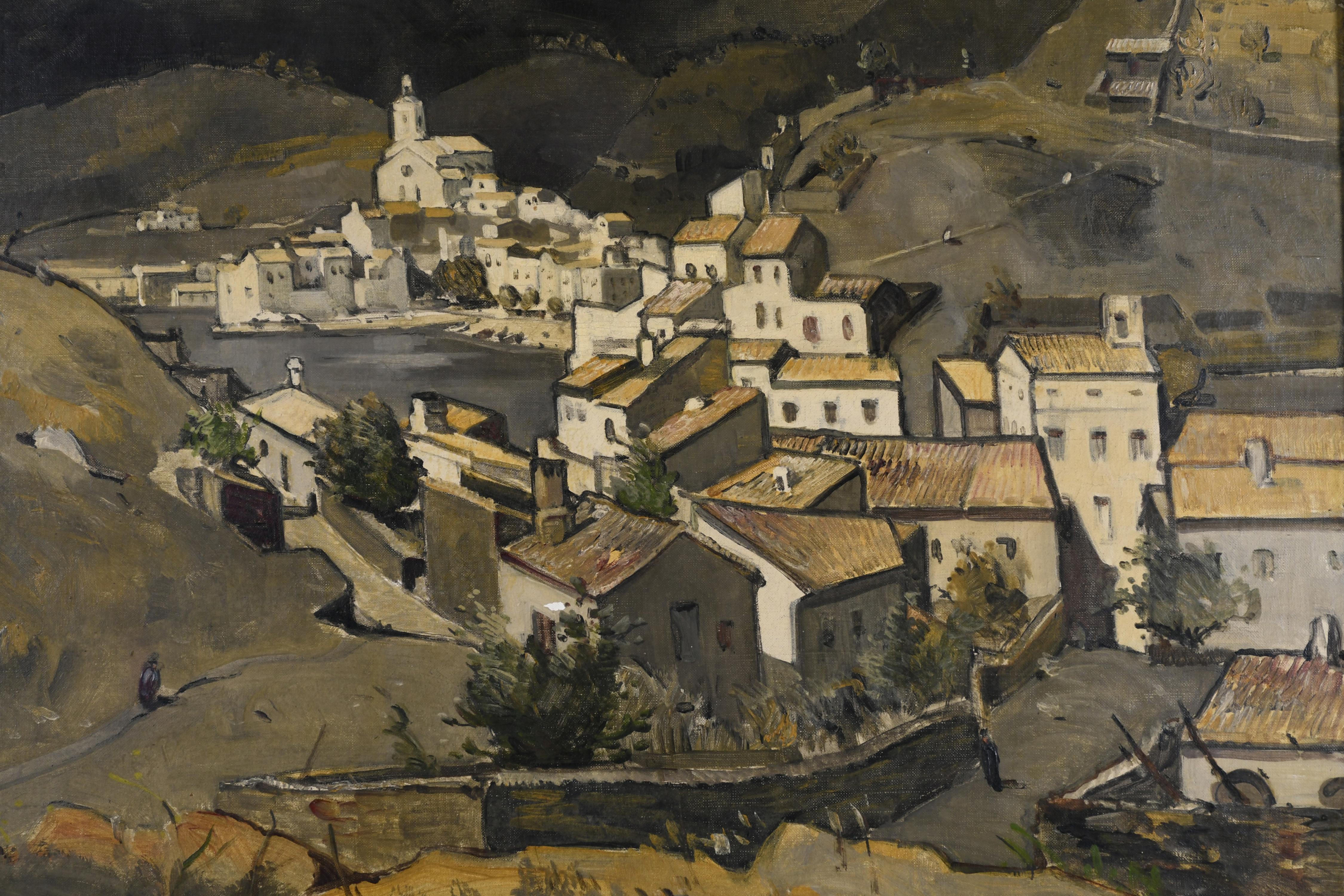 RAFAEL DURANCAMPS (1891-1979). "VISTA DE CADAQUÉS".