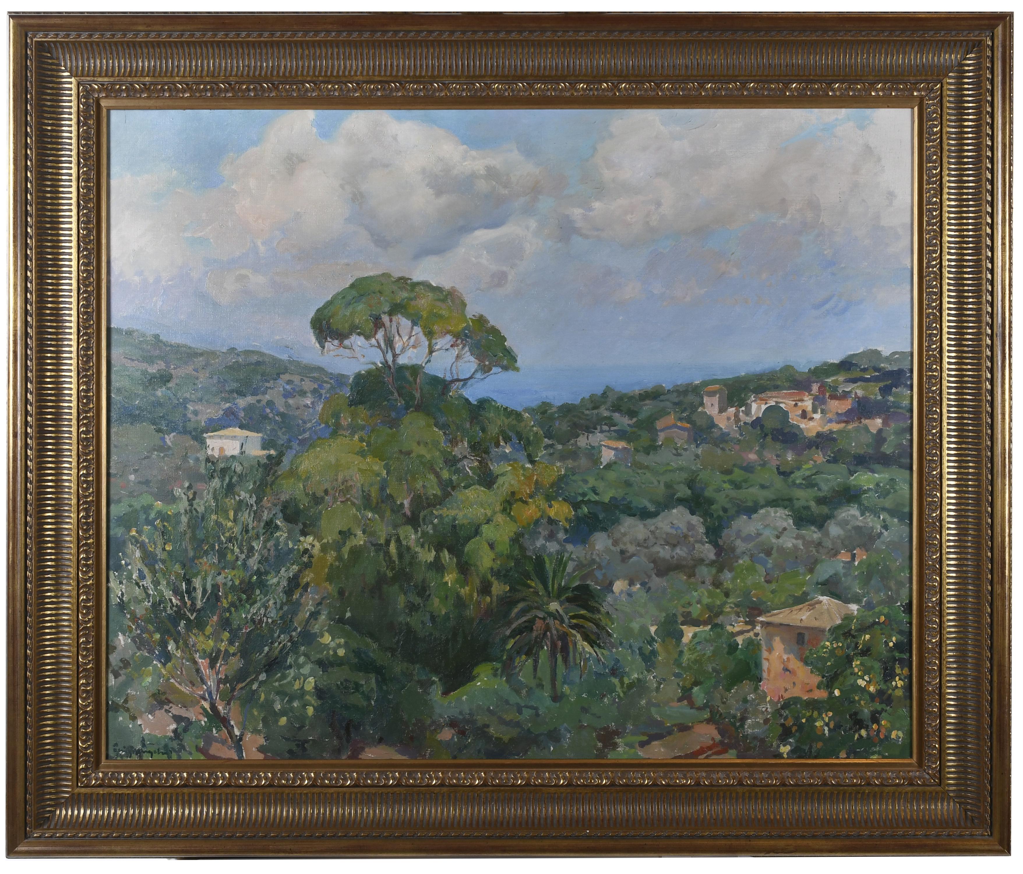 JOSEP PUIGDENGOLAS BARELLA (1906-1987). "PAISAJE", Mallorca