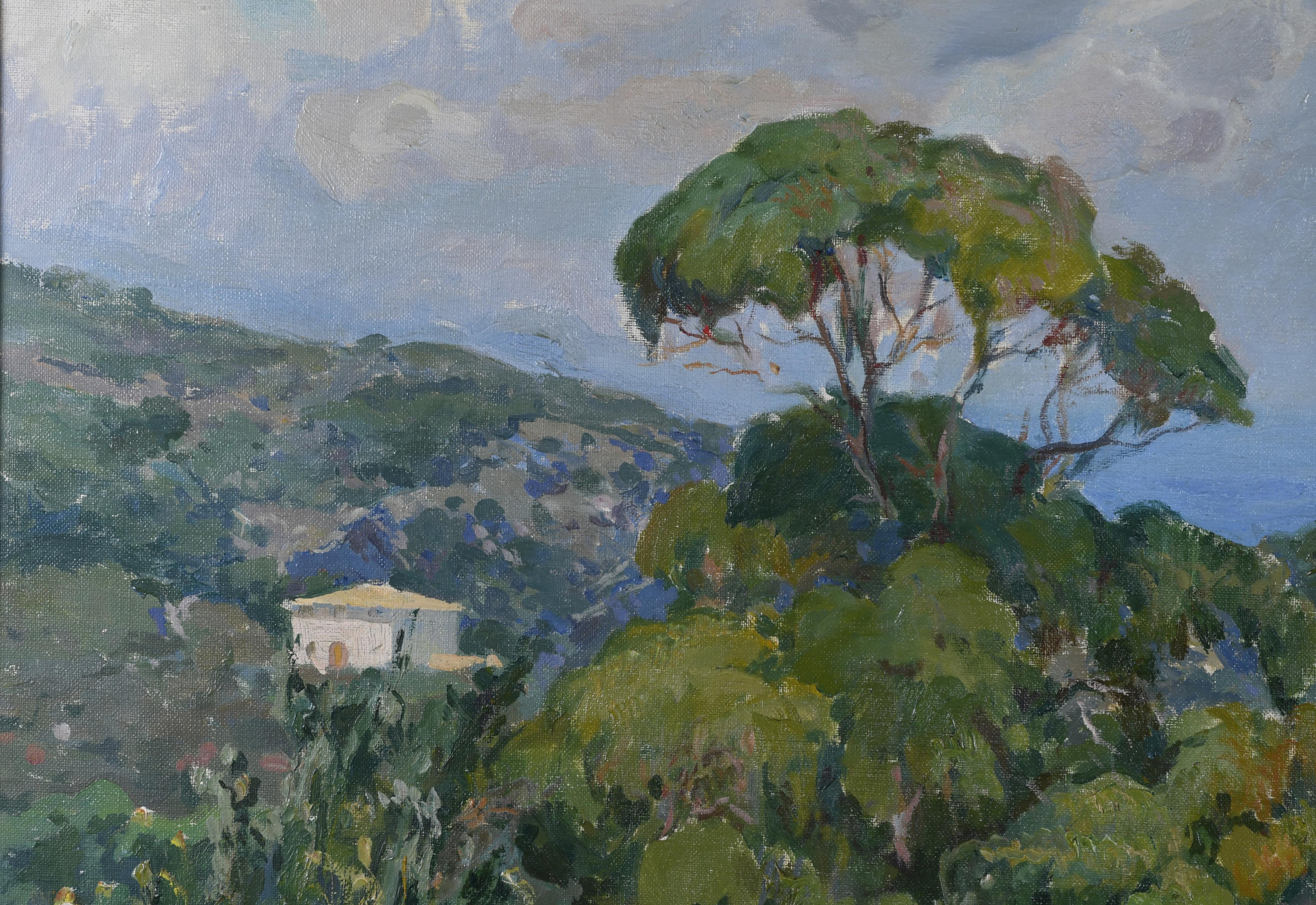 JOSEP PUIGDENGOLAS BARELLA (1906-1987). "PAISAJE", Mallorca