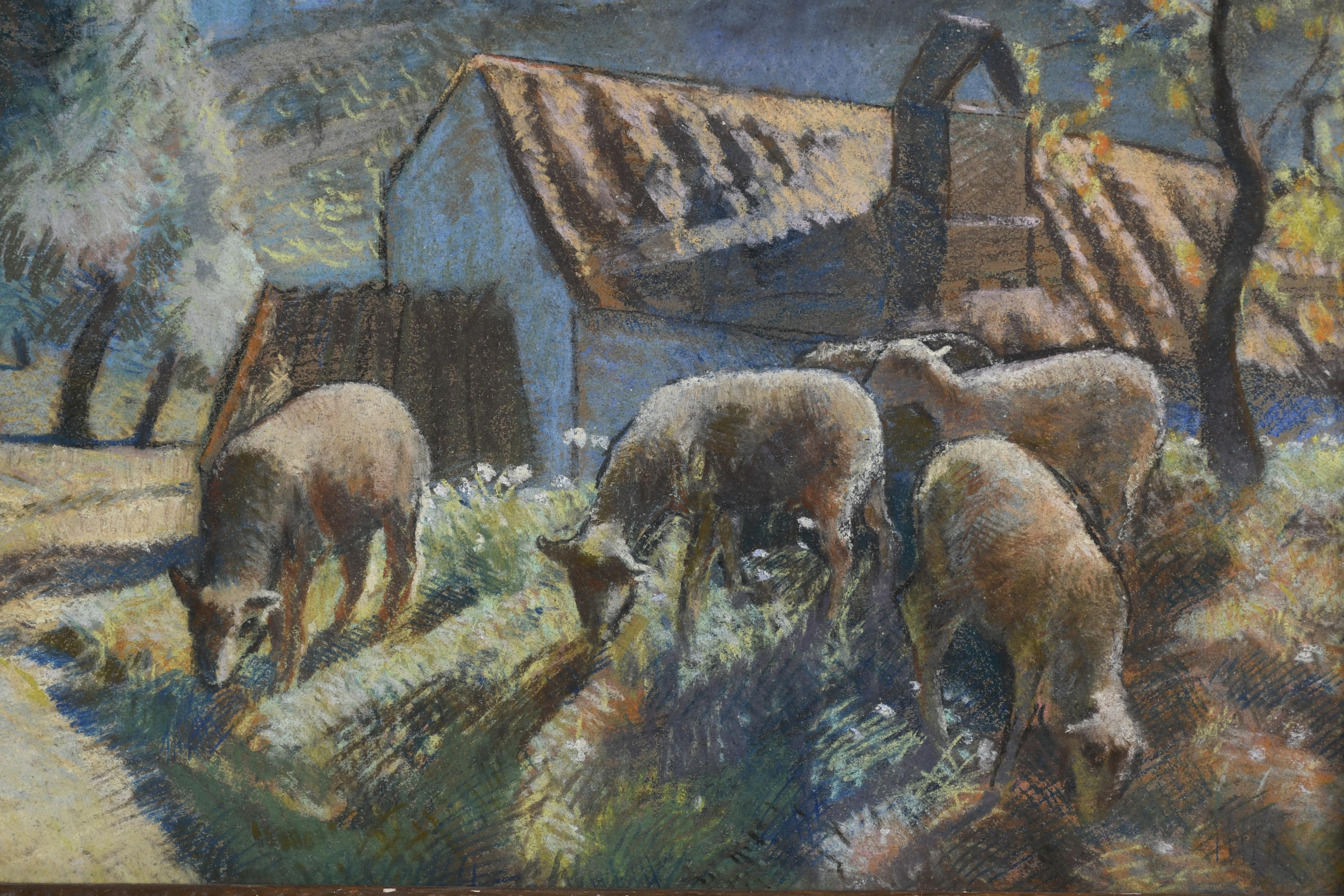 TOMMASO CASCELLA (1890-1968). "PAISAJE RURAL".