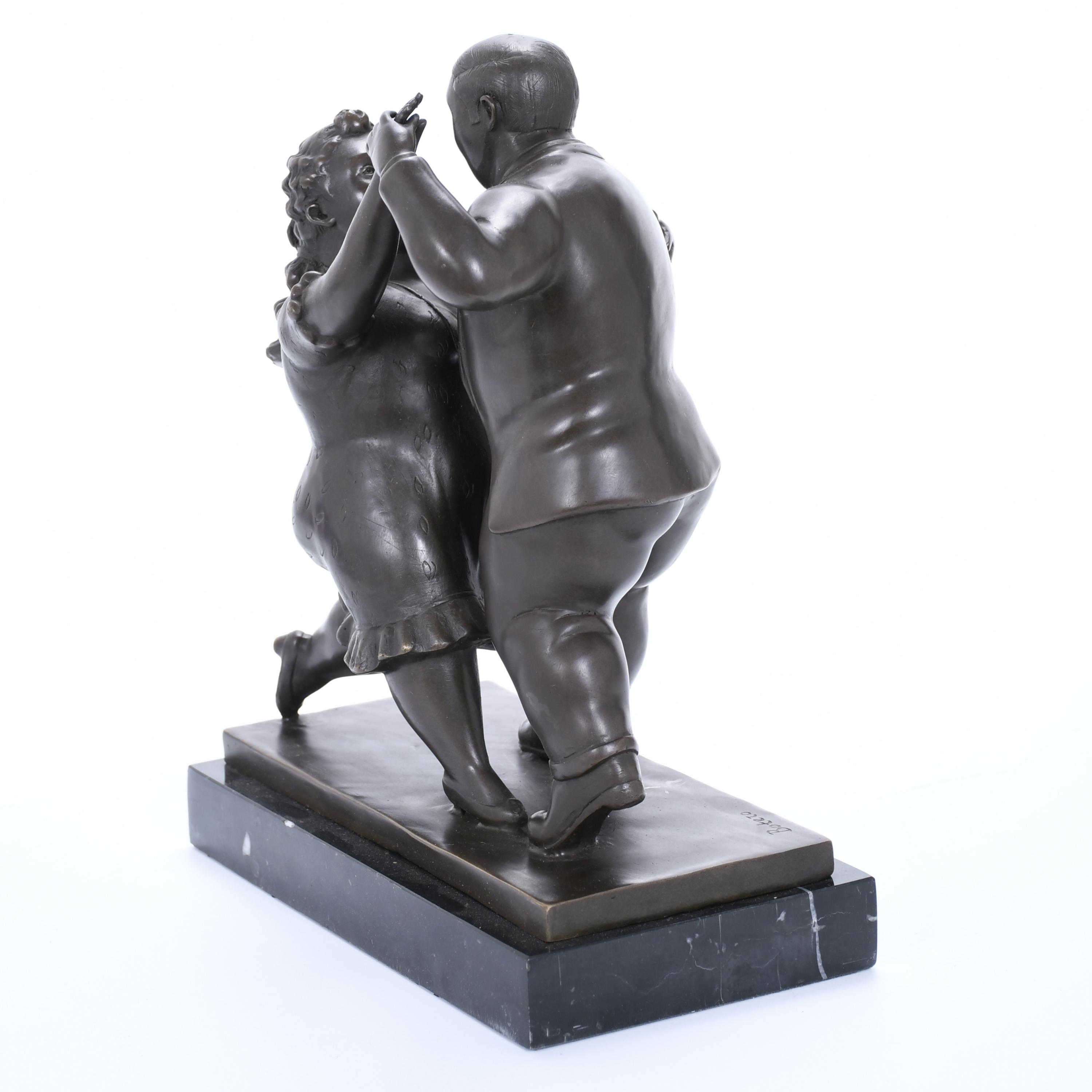 SIGUIENDO MODELOS DE FERNANDO BOTERO (1932). "TANGO".