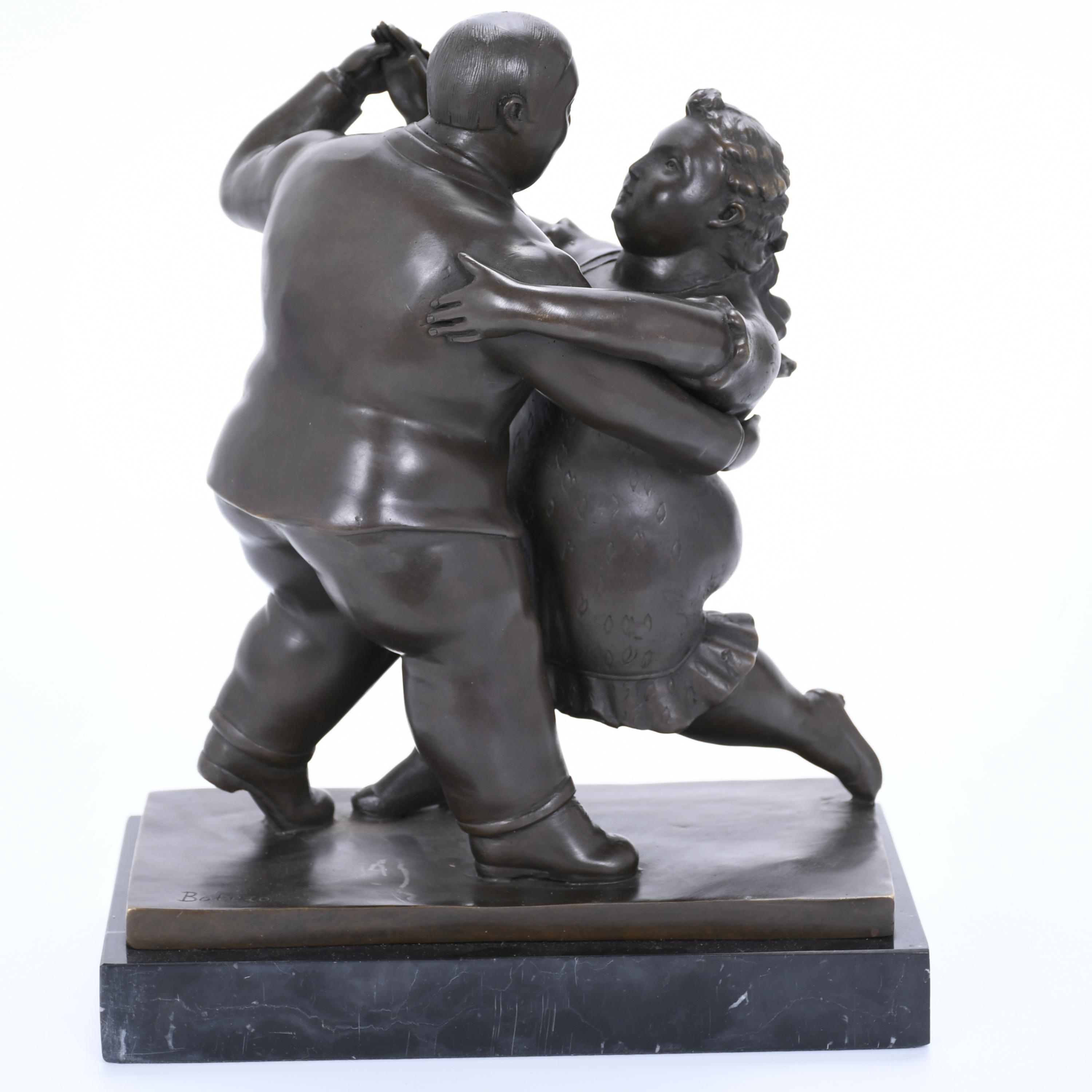 SIGUIENDO MODELOS DE FERNANDO BOTERO (1932). "TANGO".