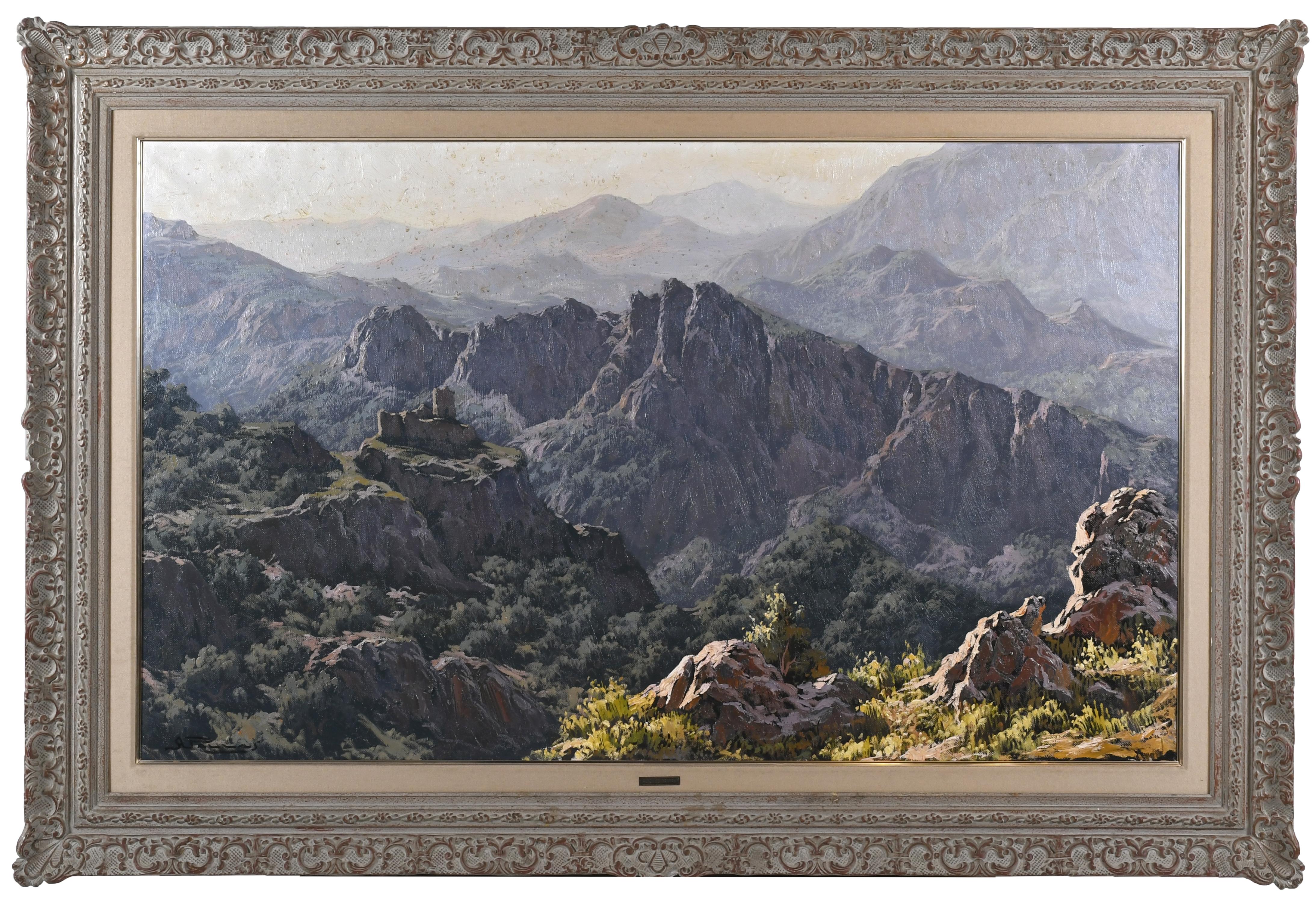 ALFONSO PARRAS (1934-2013). "PAISAJE MONTAÑOSO".