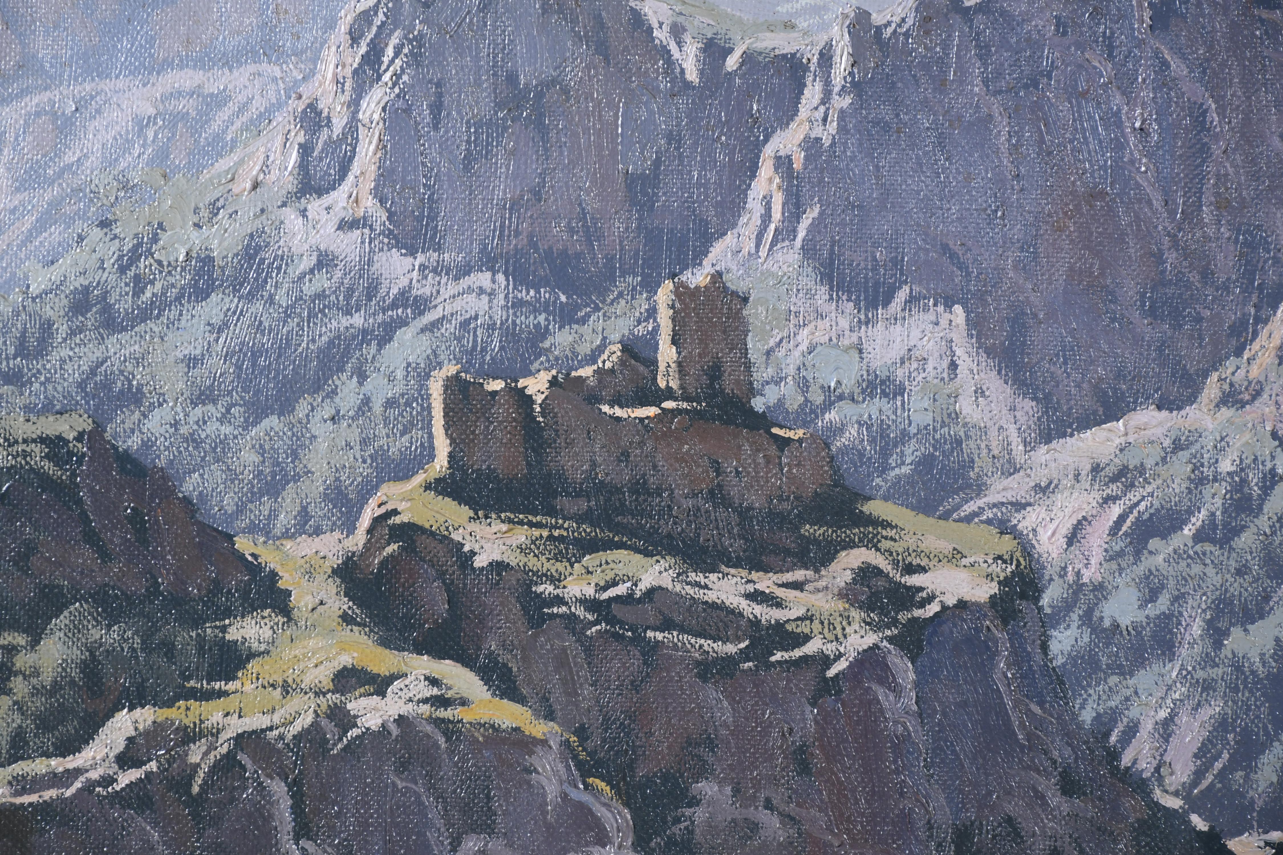 ALFONSO PARRAS (1934-2013). "PAISAJE MONTAÑOSO".