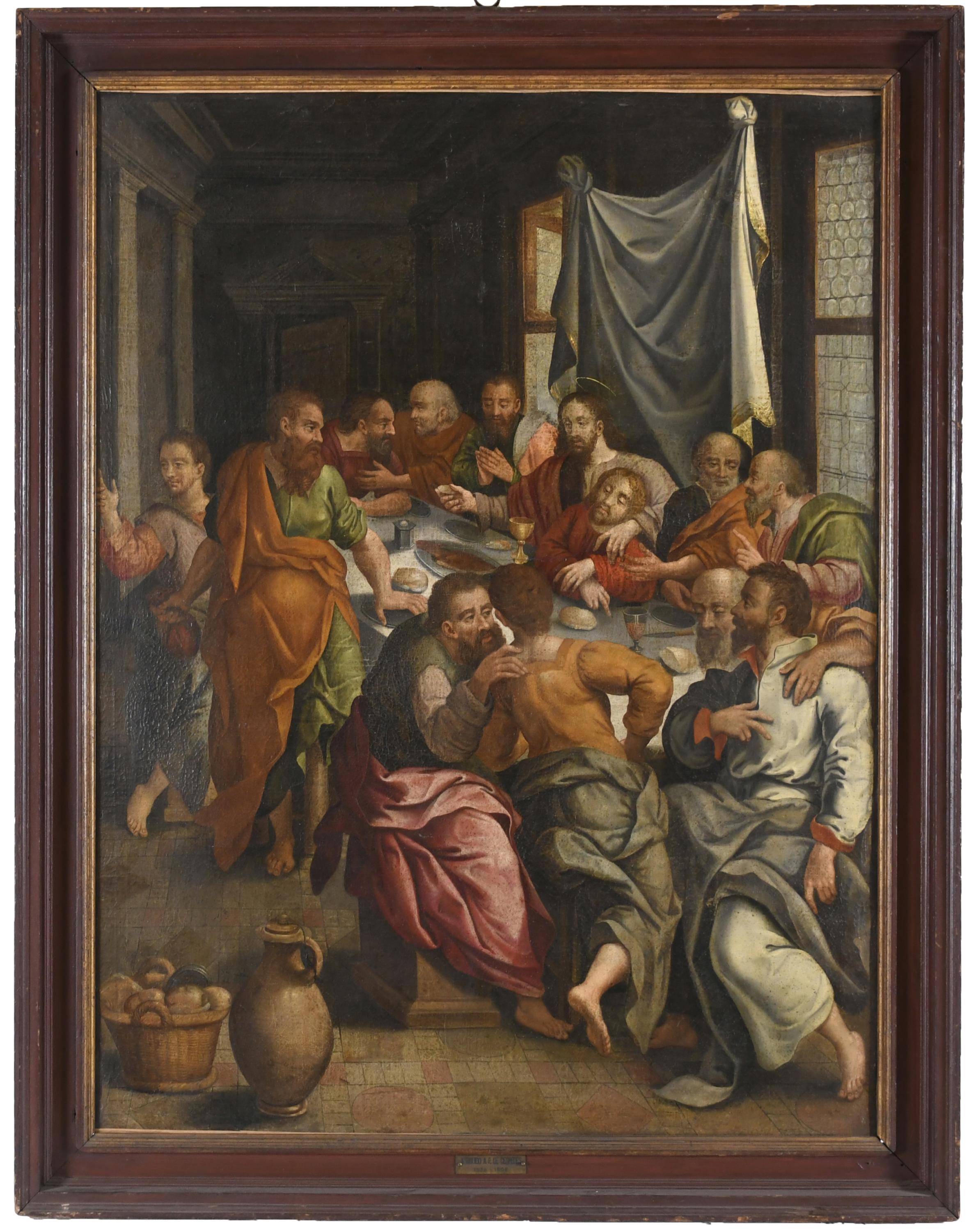 ATRIBUIDO A PABLO DE CÉSPEDES (1538-1608). "ÚLTIMA CENA".