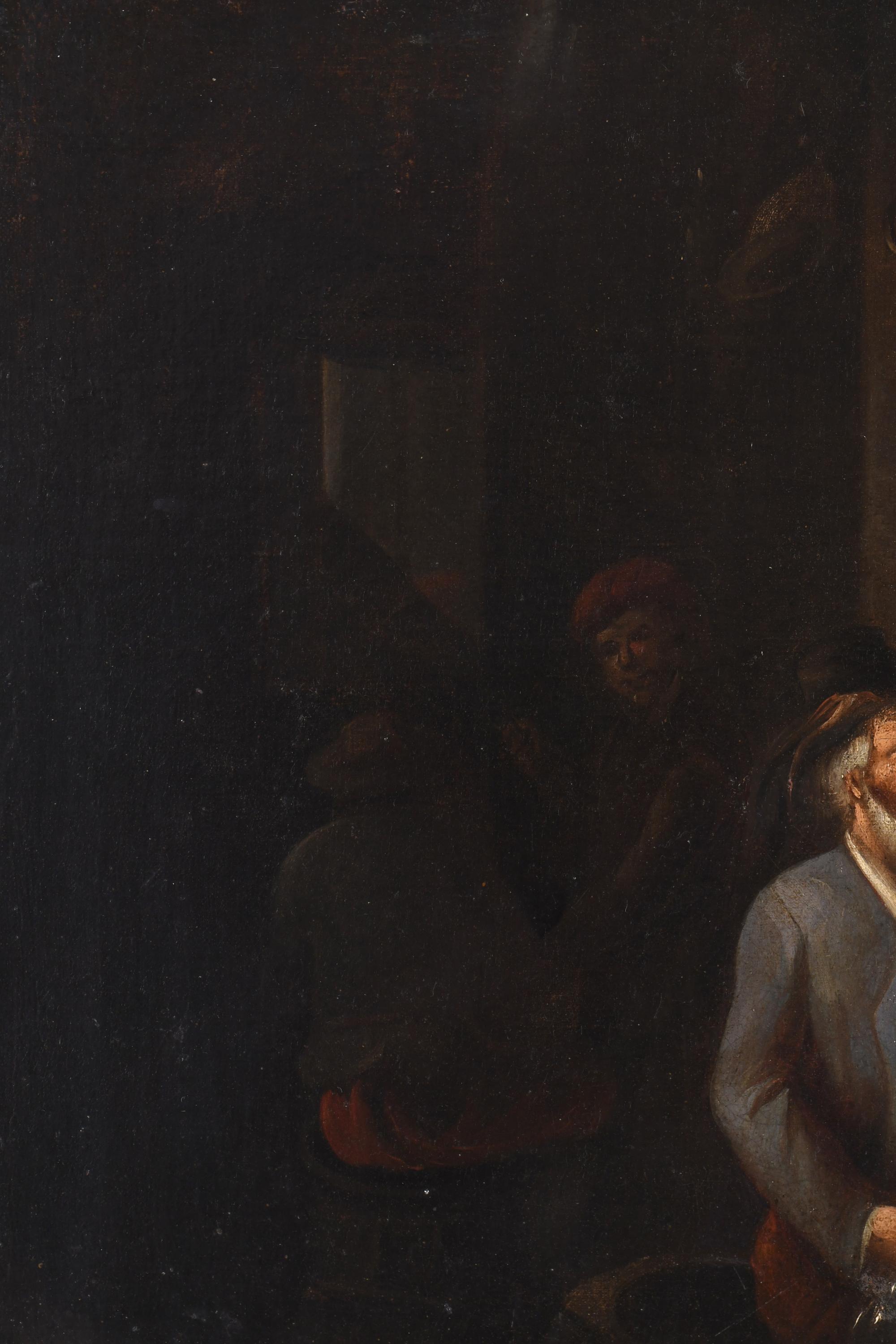 ESCUELA HOLANDESA, SIGLO XIX. "ESCENA COSTUMBRISTA".