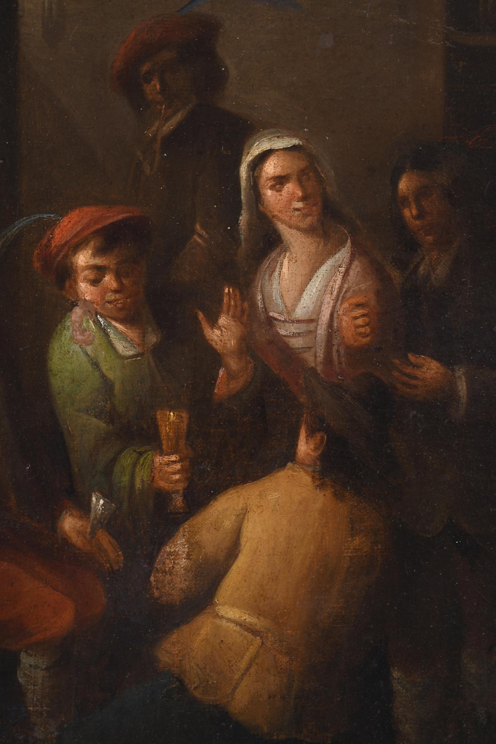 ESCUELA HOLANDESA, SIGLO XIX. "ESCENA COSTUMBRISTA".