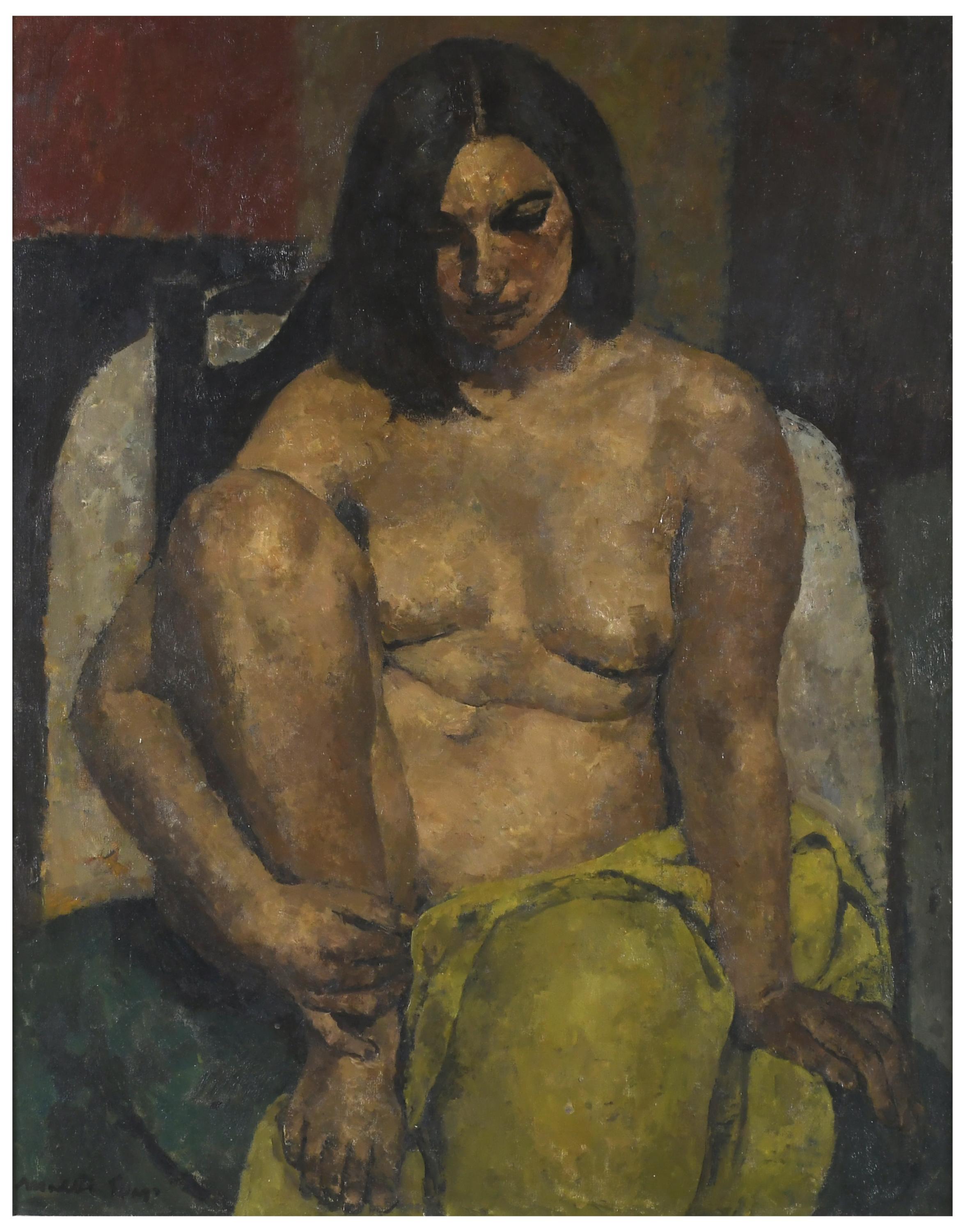 JOSEP MARIA MALLOL SUAZO (1910-1986). "LA MODELO". 