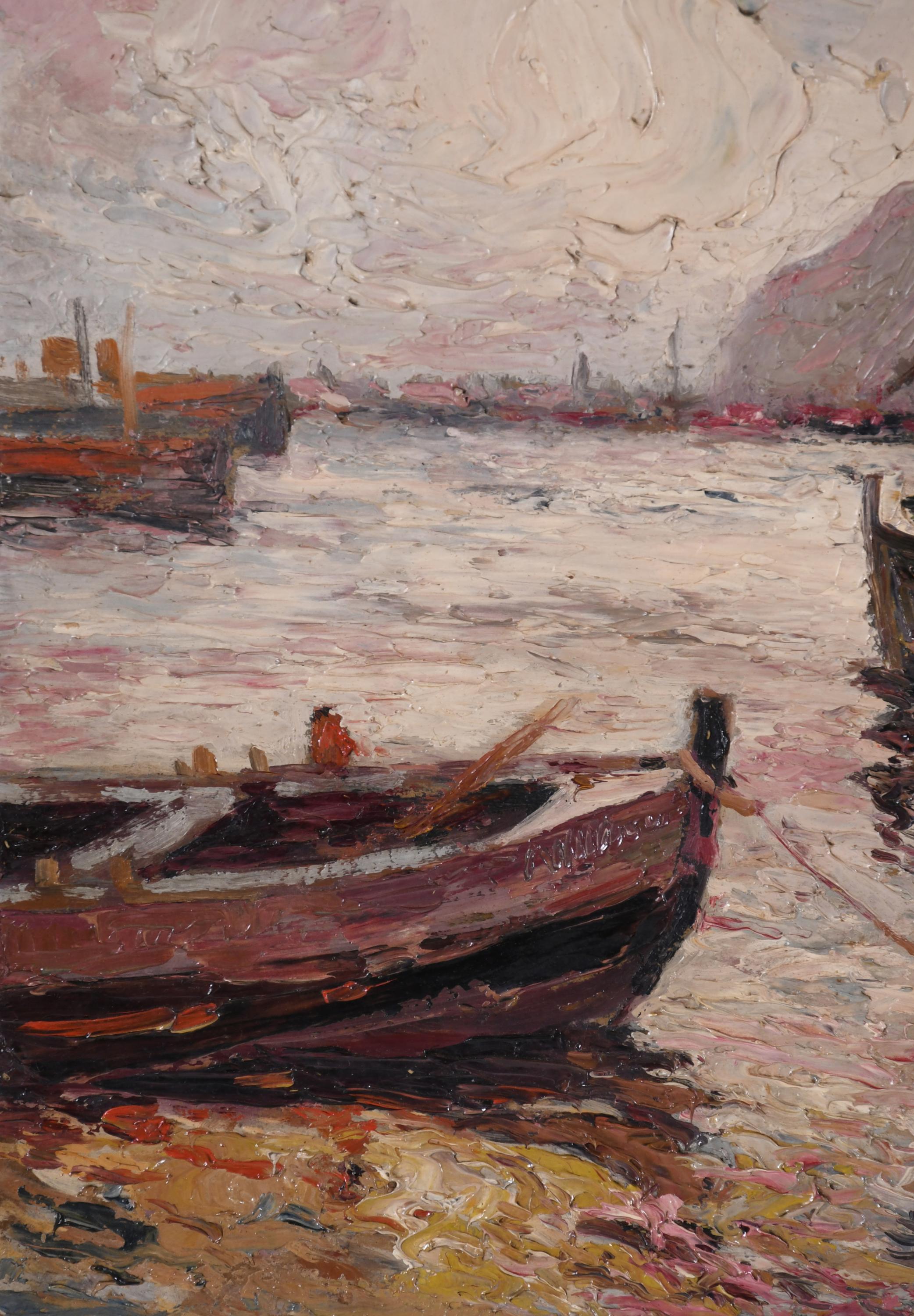 IVAN IVANOVITCH KOWALSKI (1839-1937). "PUERTO DE BARCELONA"