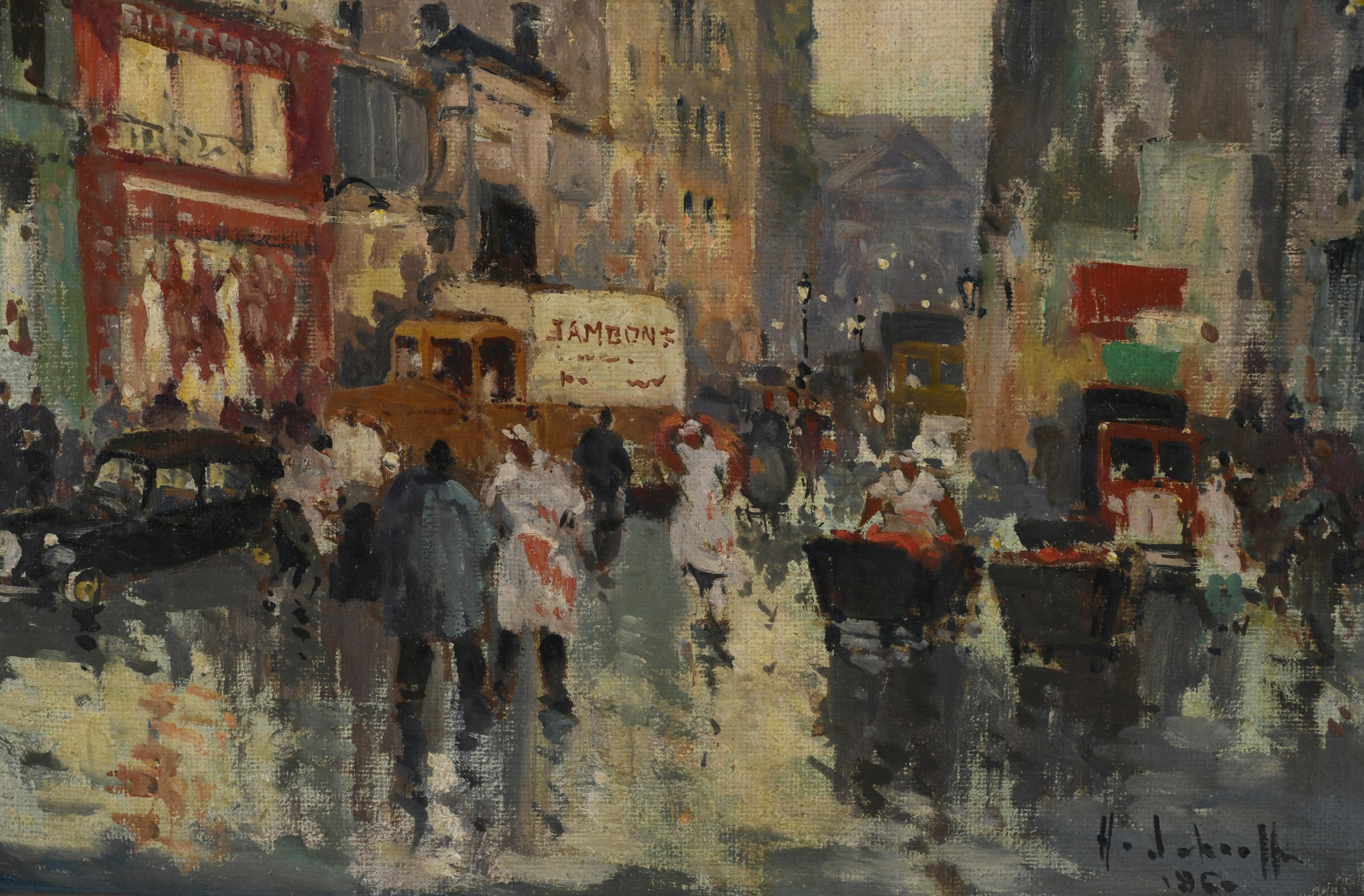 HENRI-ALEXIS SCHAEFFER (1900-1975). "CALLE DE PARÍS", 1960.