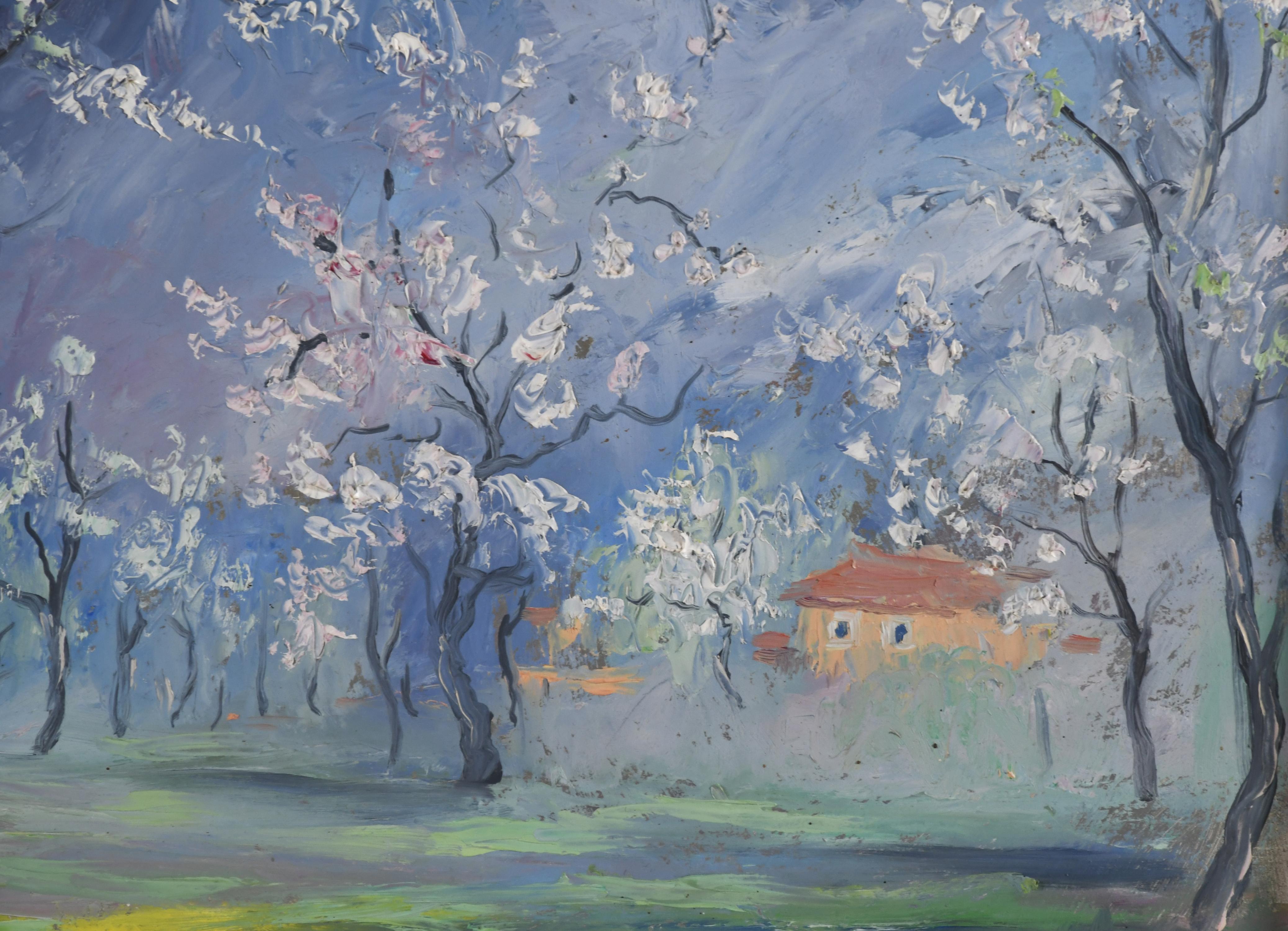 JOSEP COLL BARDOLET (1912-2007). "ALMENDROS EN FLOR".