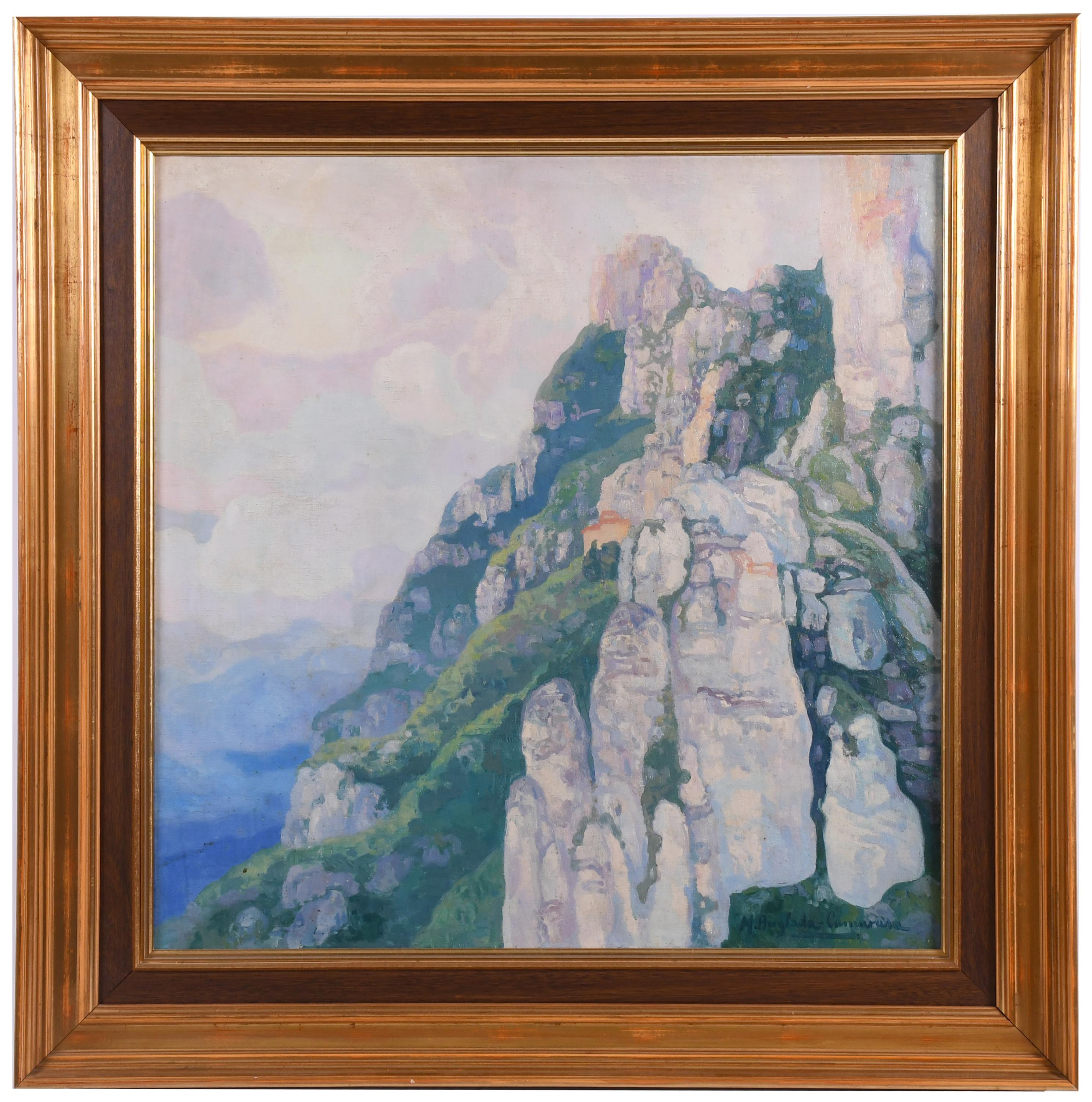 HERMEN ANGLADA CAMARASA (1871-1959). "MONTSERRAT", circa 19