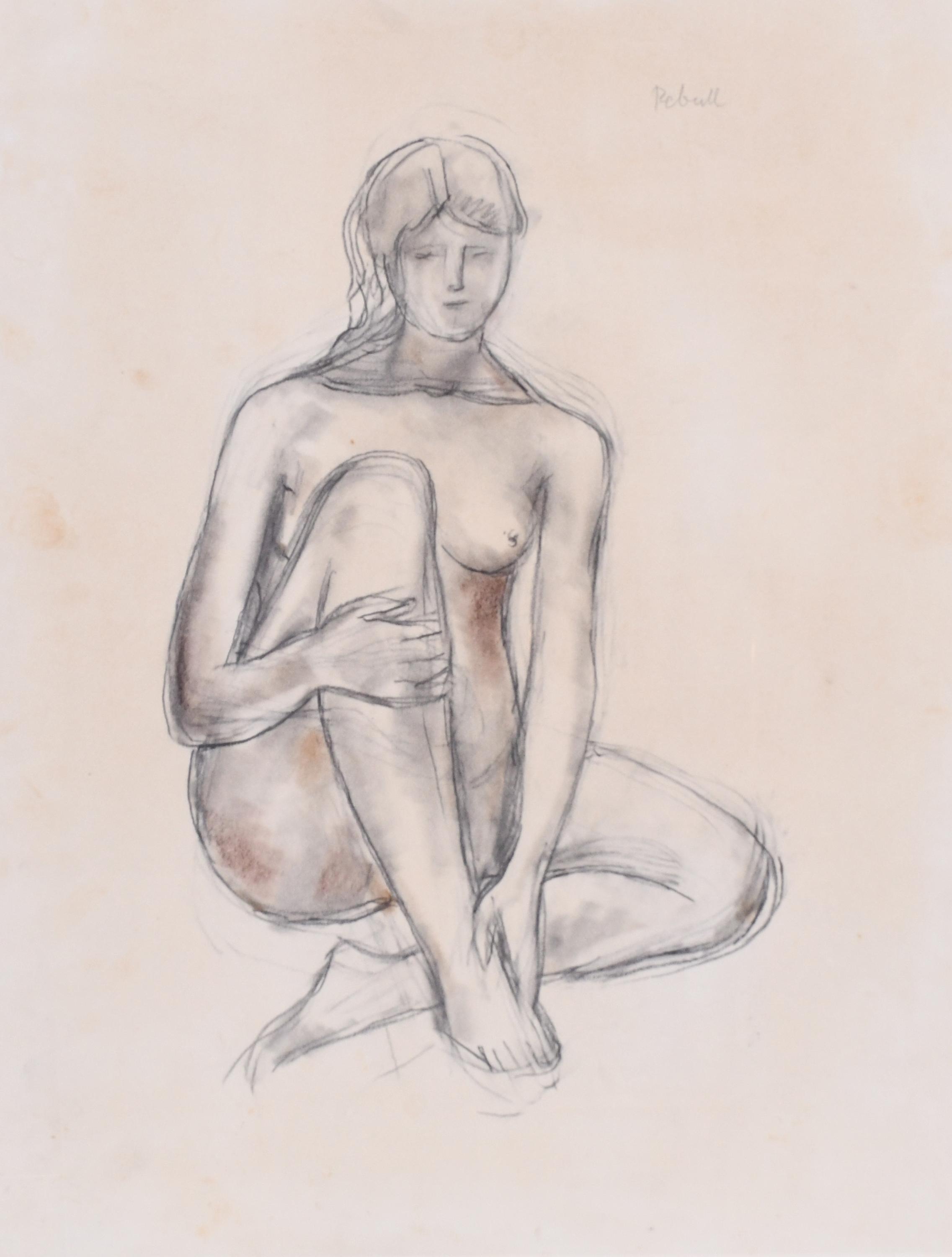 JOAN REBULL (1899-1981). "DESNUDO FEMENINO".