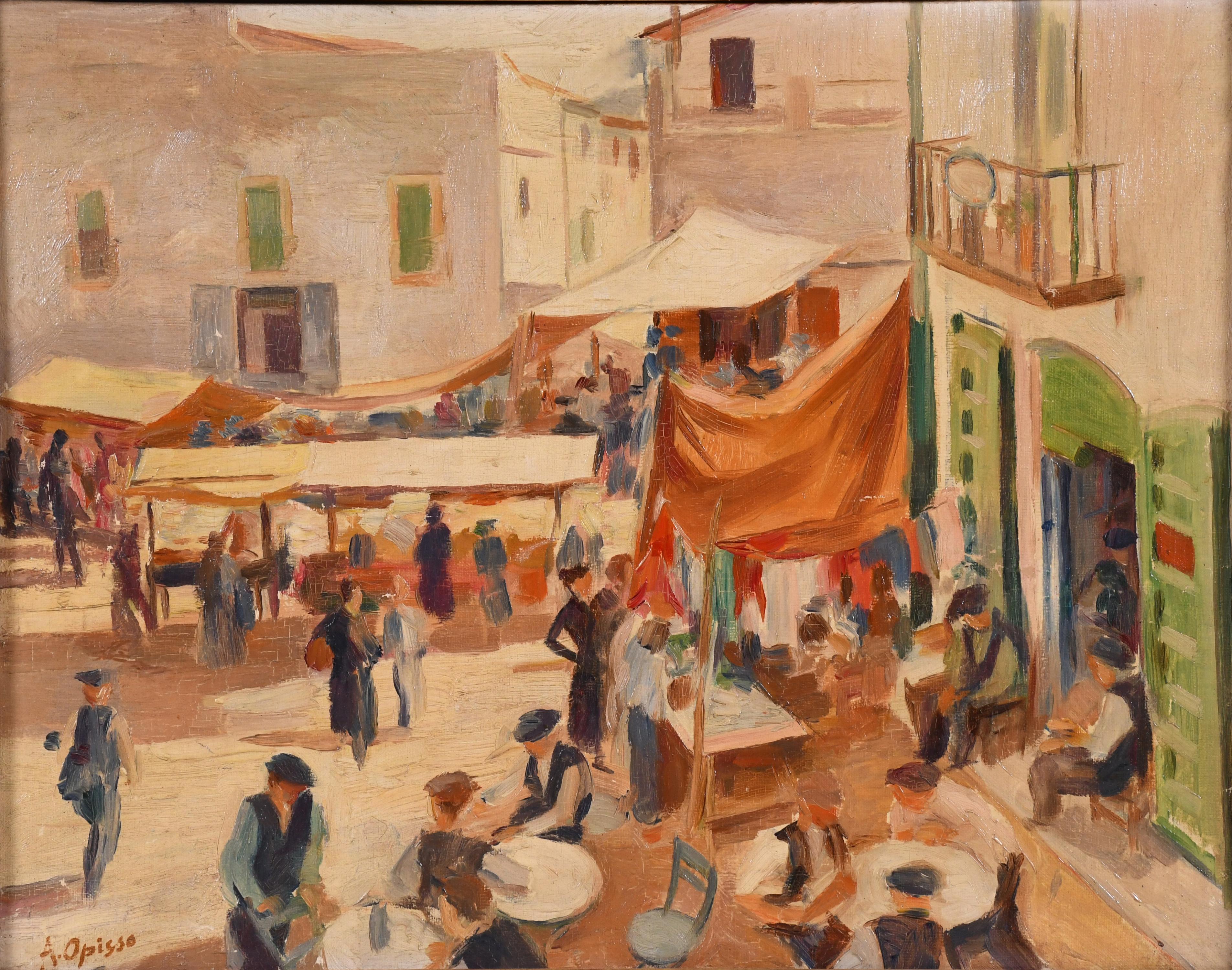 ALFREDO OPISSO (1907-1980). "MERCADO".