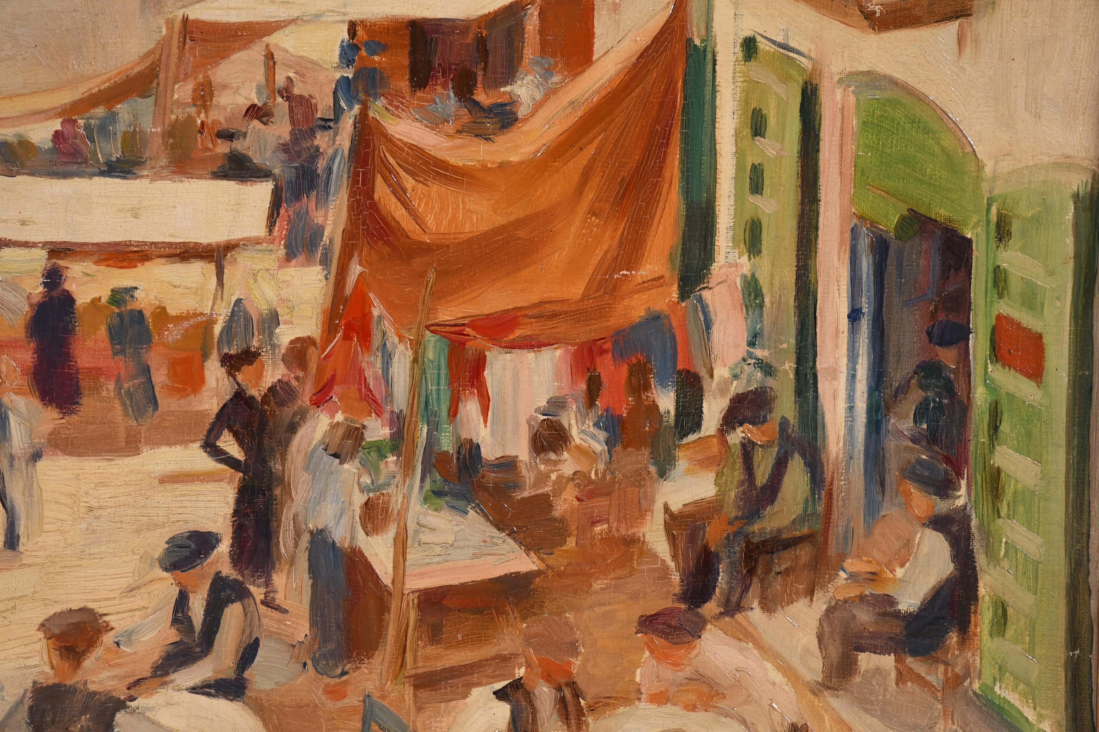 ALFREDO OPISSO (1907-1980). "MERCADO".