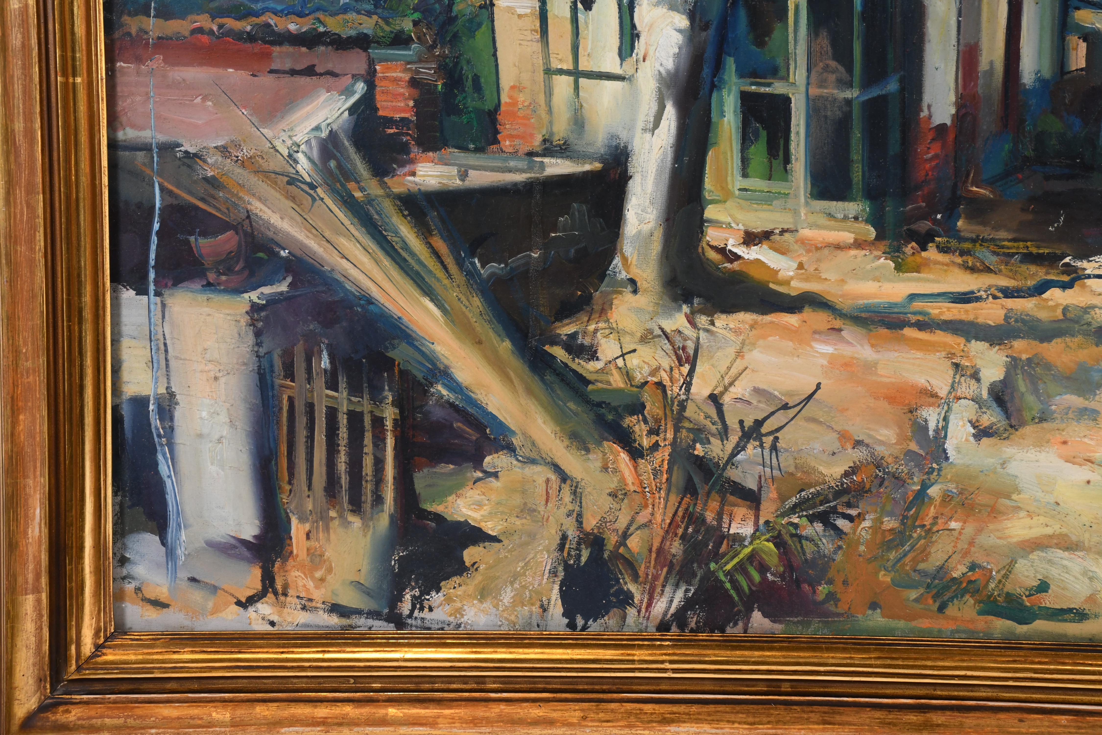 JOAN SERRA MELGOSA (1899-1970). "CALLE DE PUEBLO".