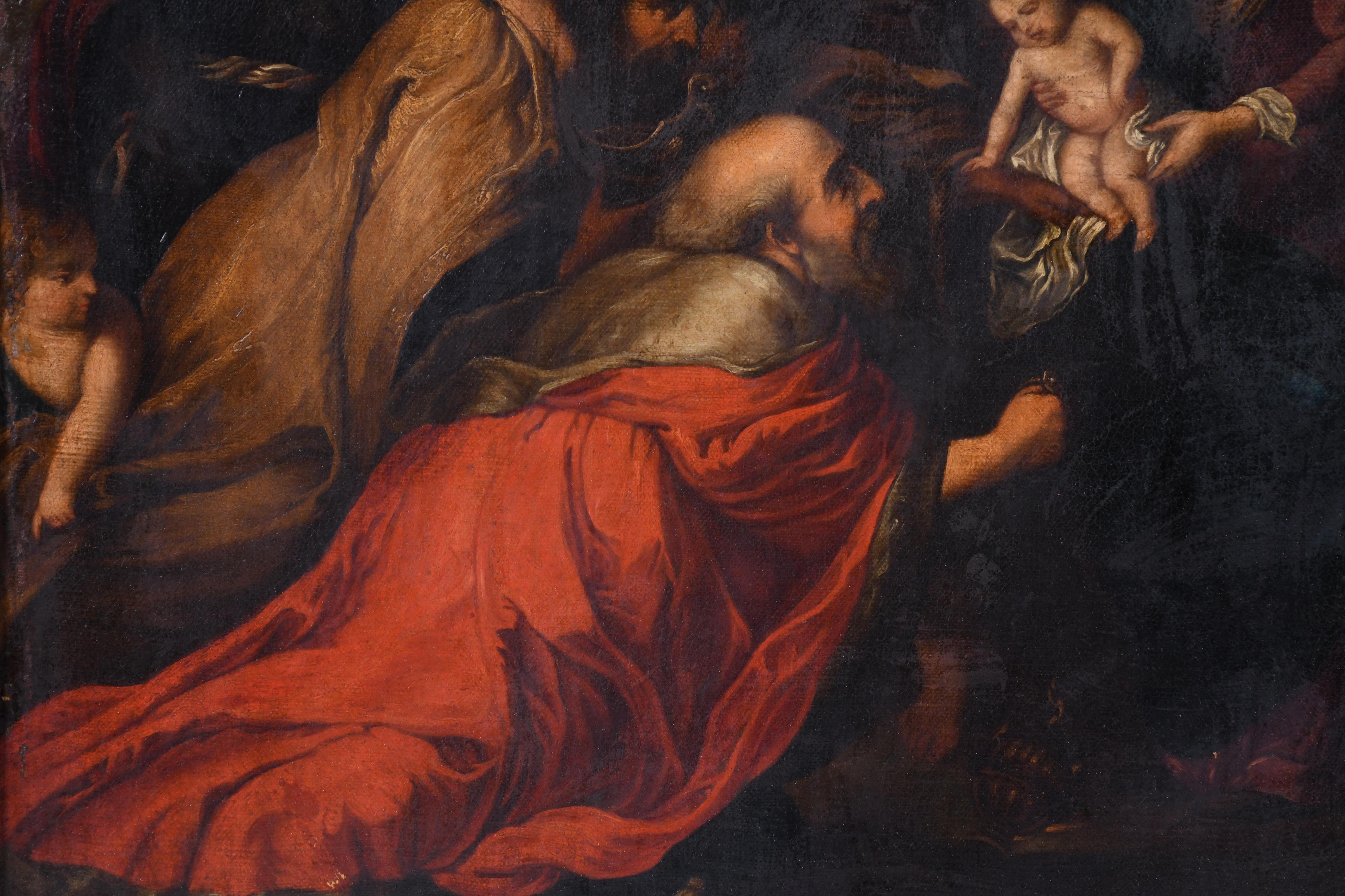 DESPUÉS DE PETER PAUL RUBENS (1577-1640). "ADORACIÓN DE LOS