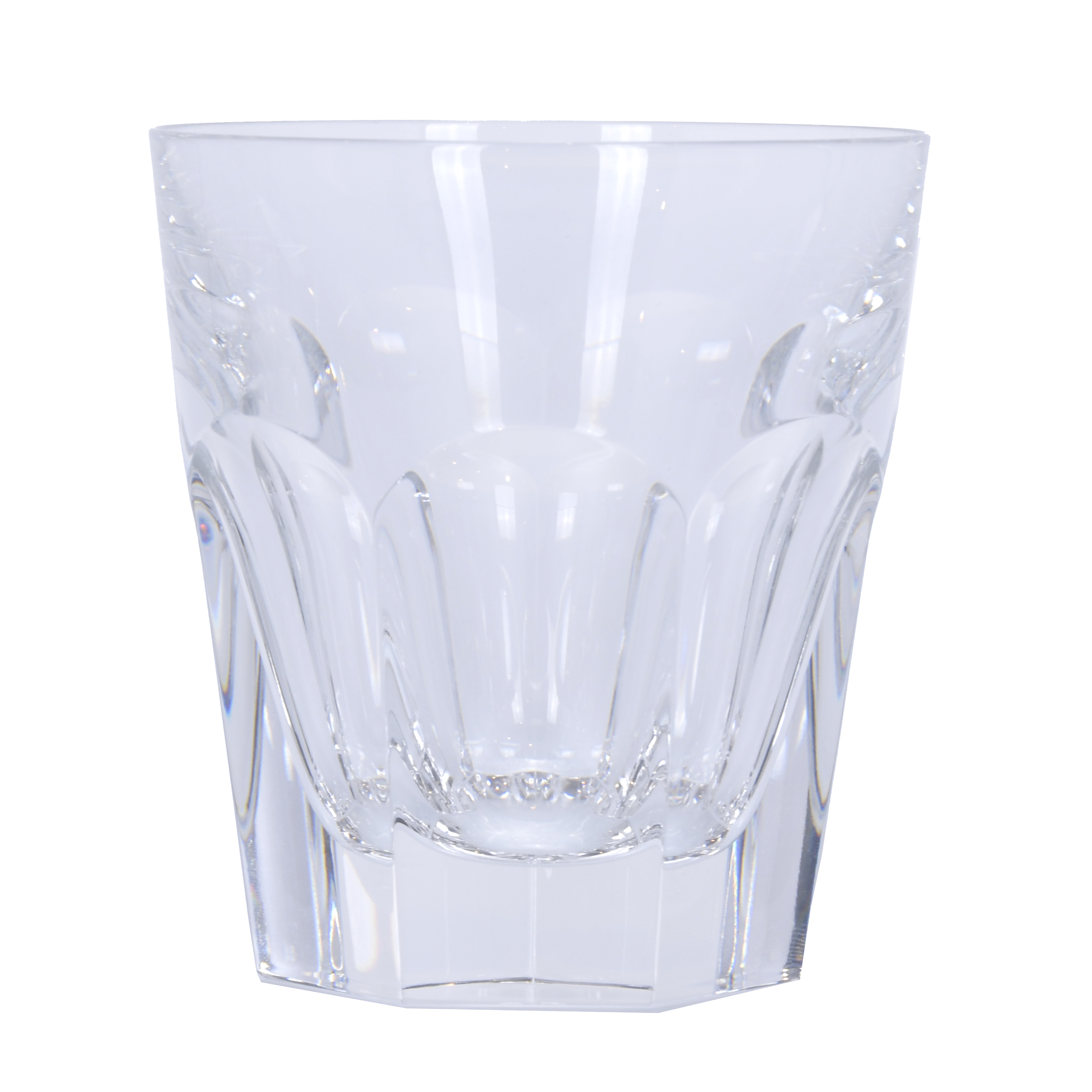 MANUFACTURA BACCARAT. SIETE VASOS DE LICOR MODELO "HARCOURT