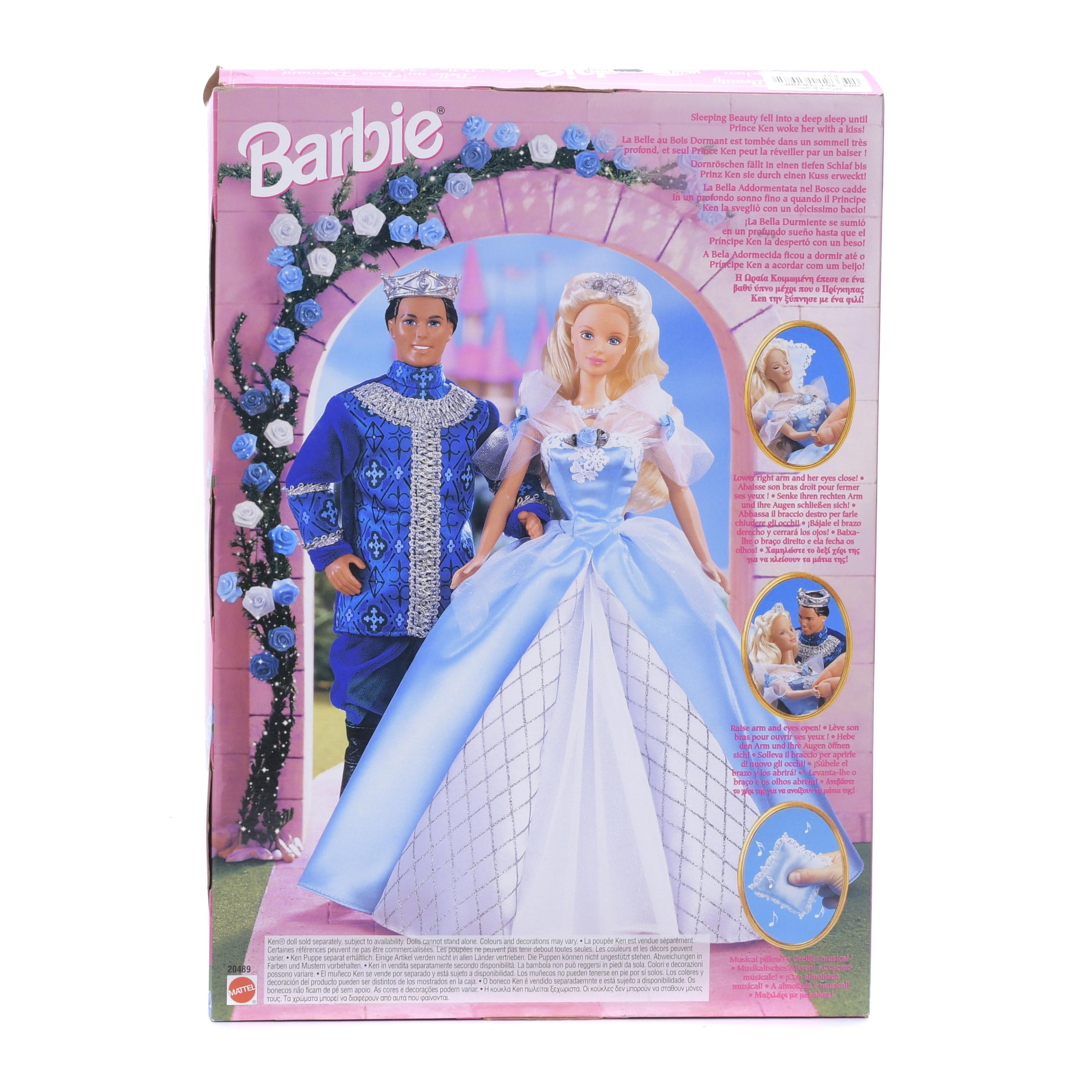 MATTEL. MUÑECA BARBIE MODELO "SLEEPING BEAUTY BARBIE", 1998