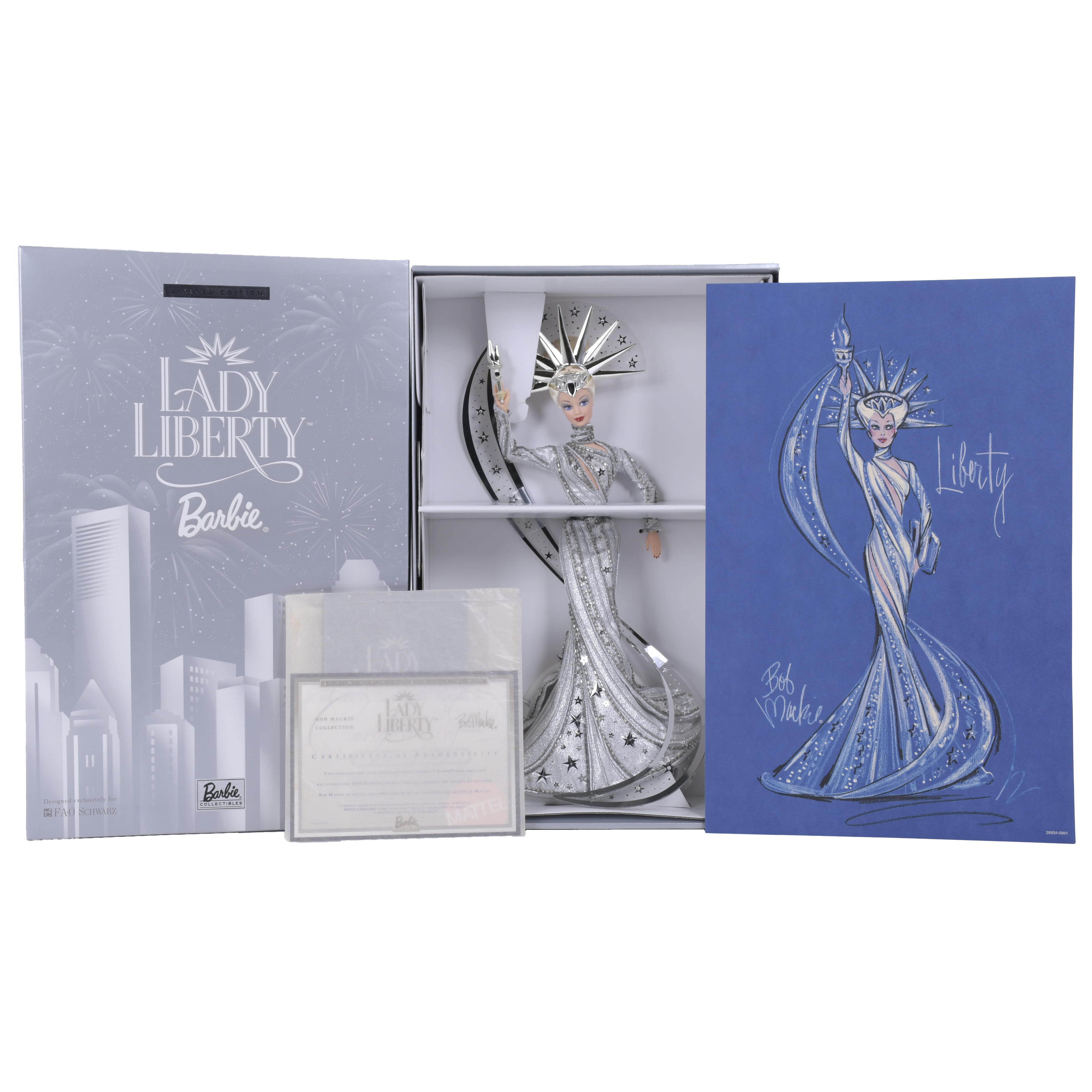 BOB MACKIE (1939) PARA MATTEL. MUÑECA BARBIE EDICIÓN LIMITA