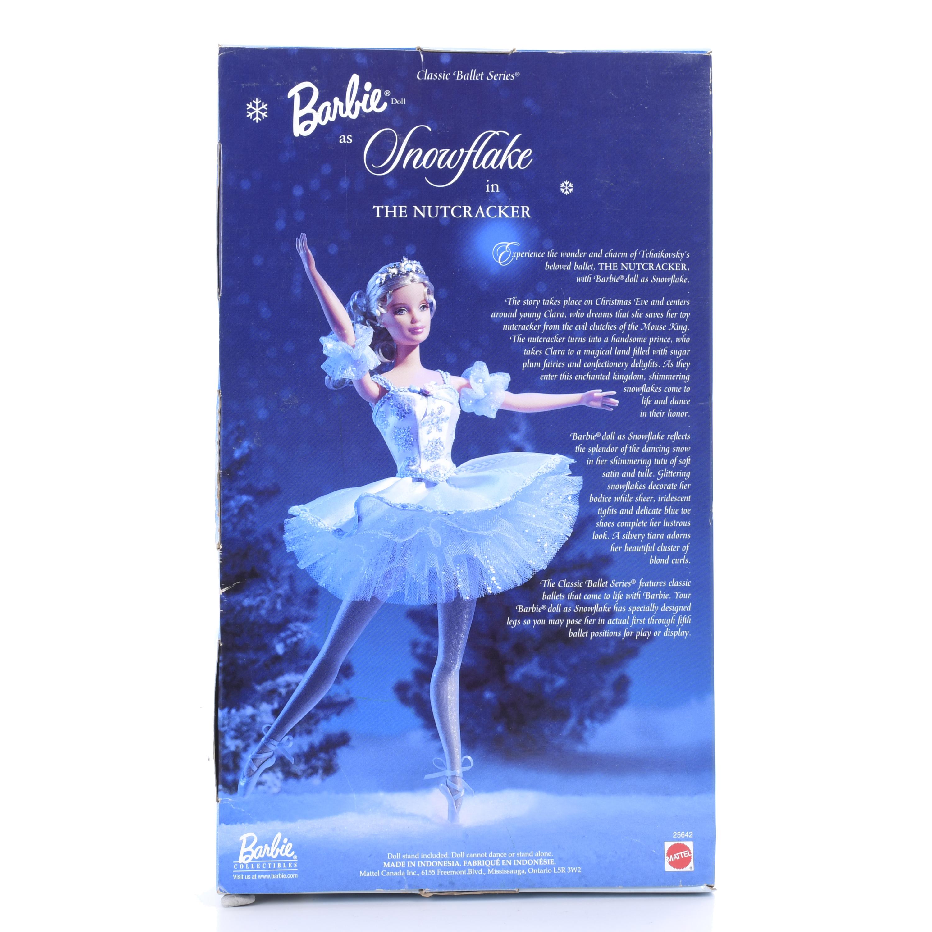 MATTEL. MUÑECA BARBIE MODELO "SNOWFLAKE IN THE NUTCRACKER"