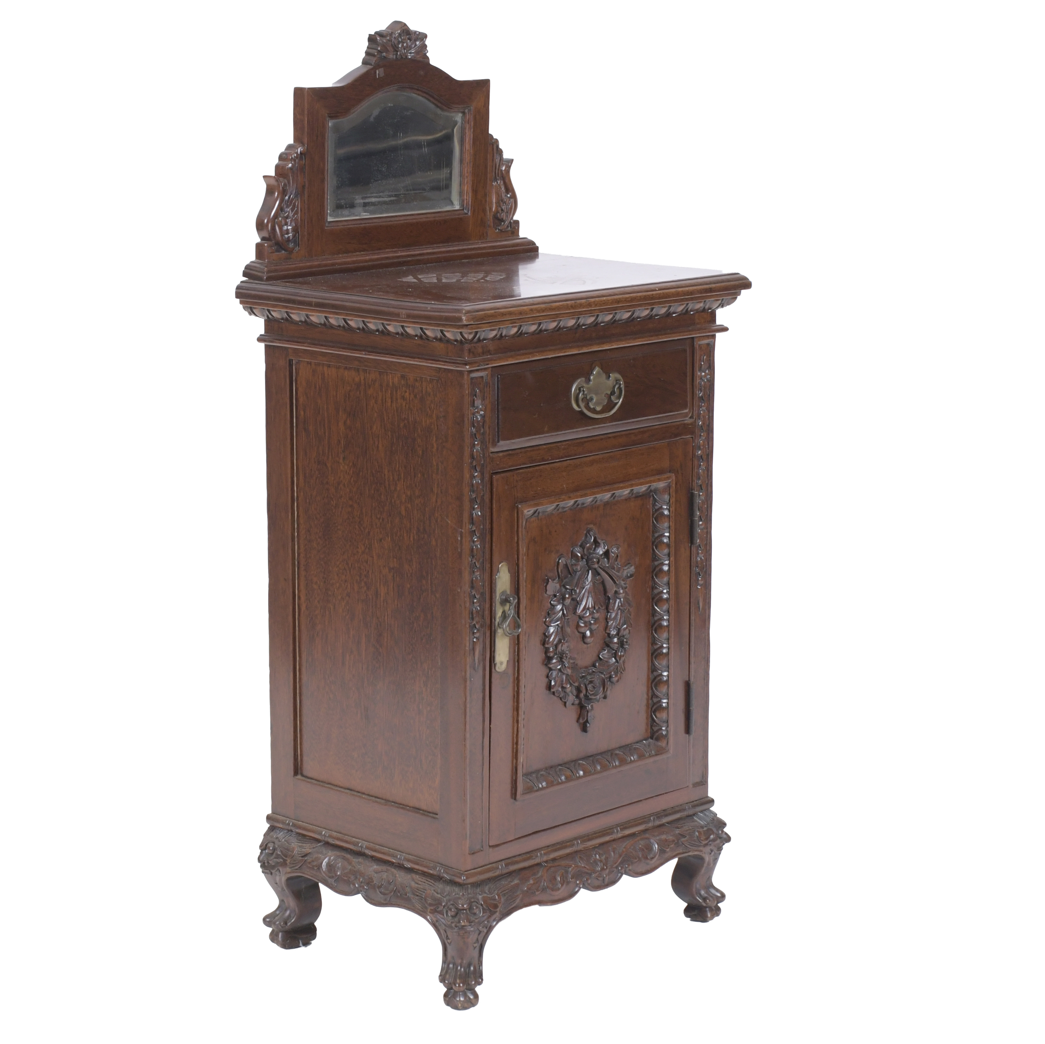 ESCUELA CHINA, SIGLO XX. Mueble auxiliar siguiendo modelos 
