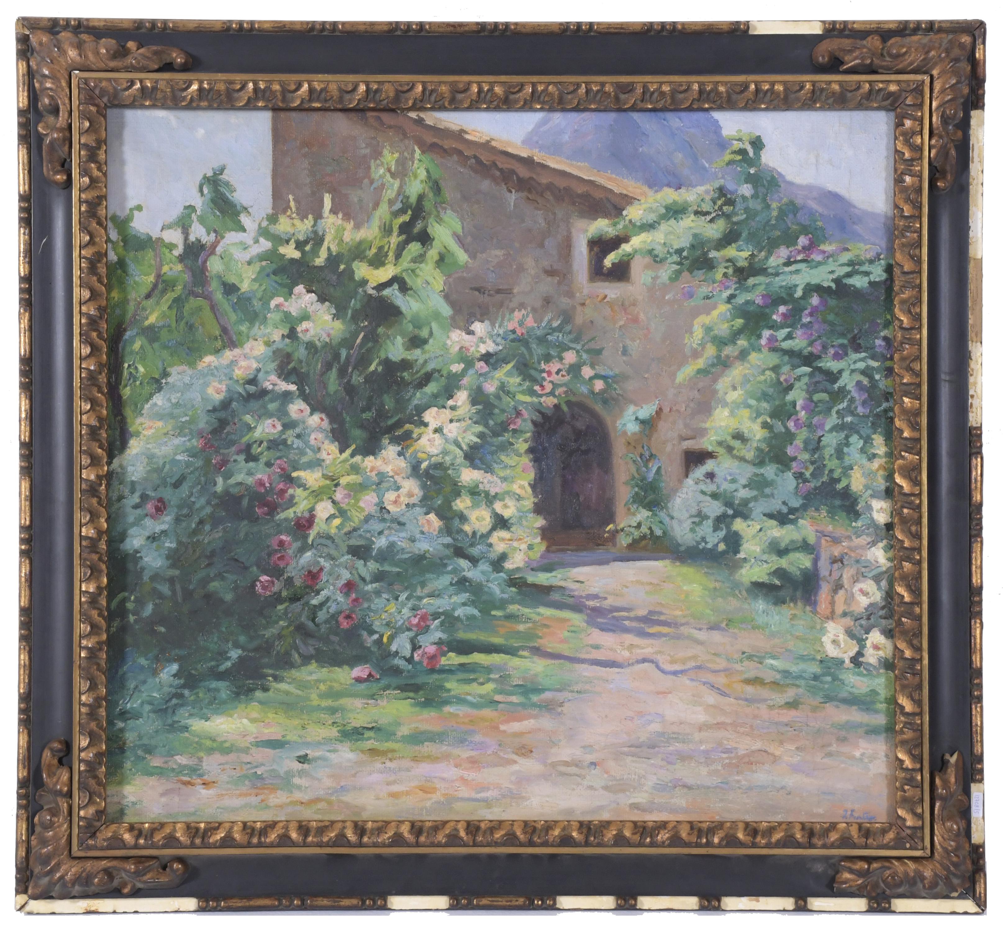 JOAN FUSTER BONNIN (1870-1945).  "ENTRADA A MASÍA".