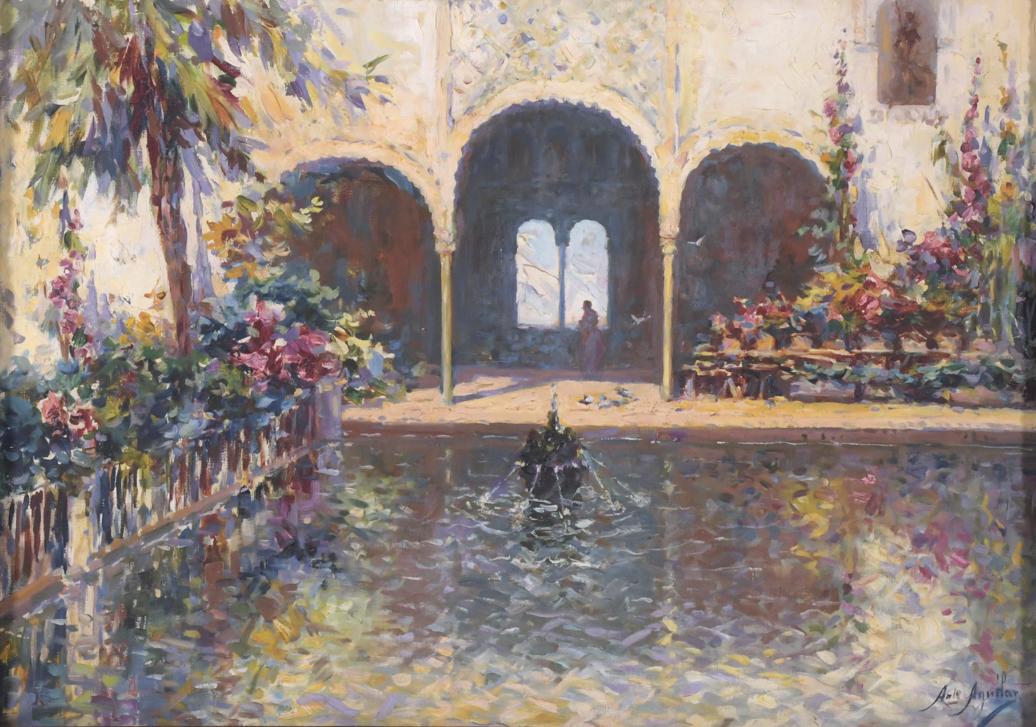 ANTONIO AGUILAR (1871-1931).  "ALHAMBRA".