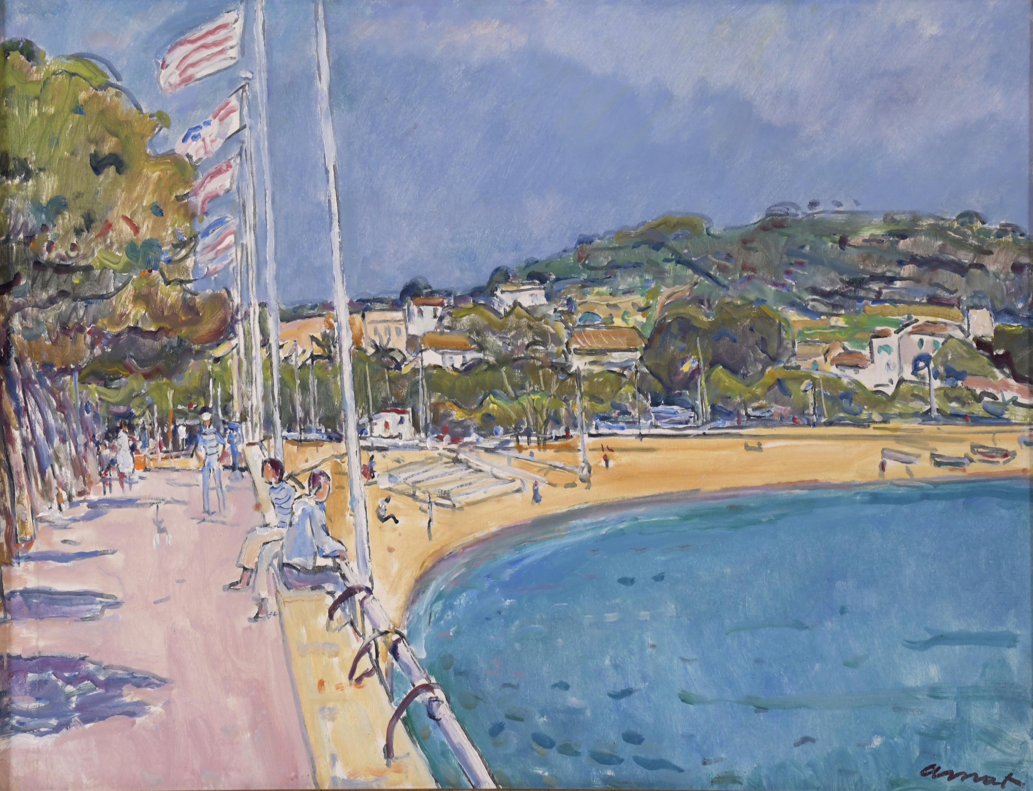 JOSEP AMAT PAGES (1901-1991). "PASEO DE SANT FELIU DE GUÍXO