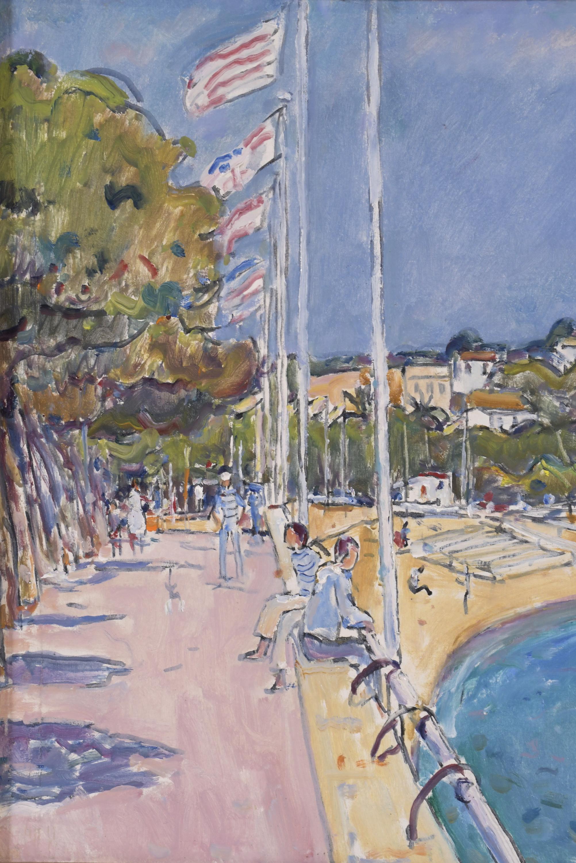 JOSEP AMAT PAGES (1901-1991). "PASEO DE SANT FELIU DE GUÍXO