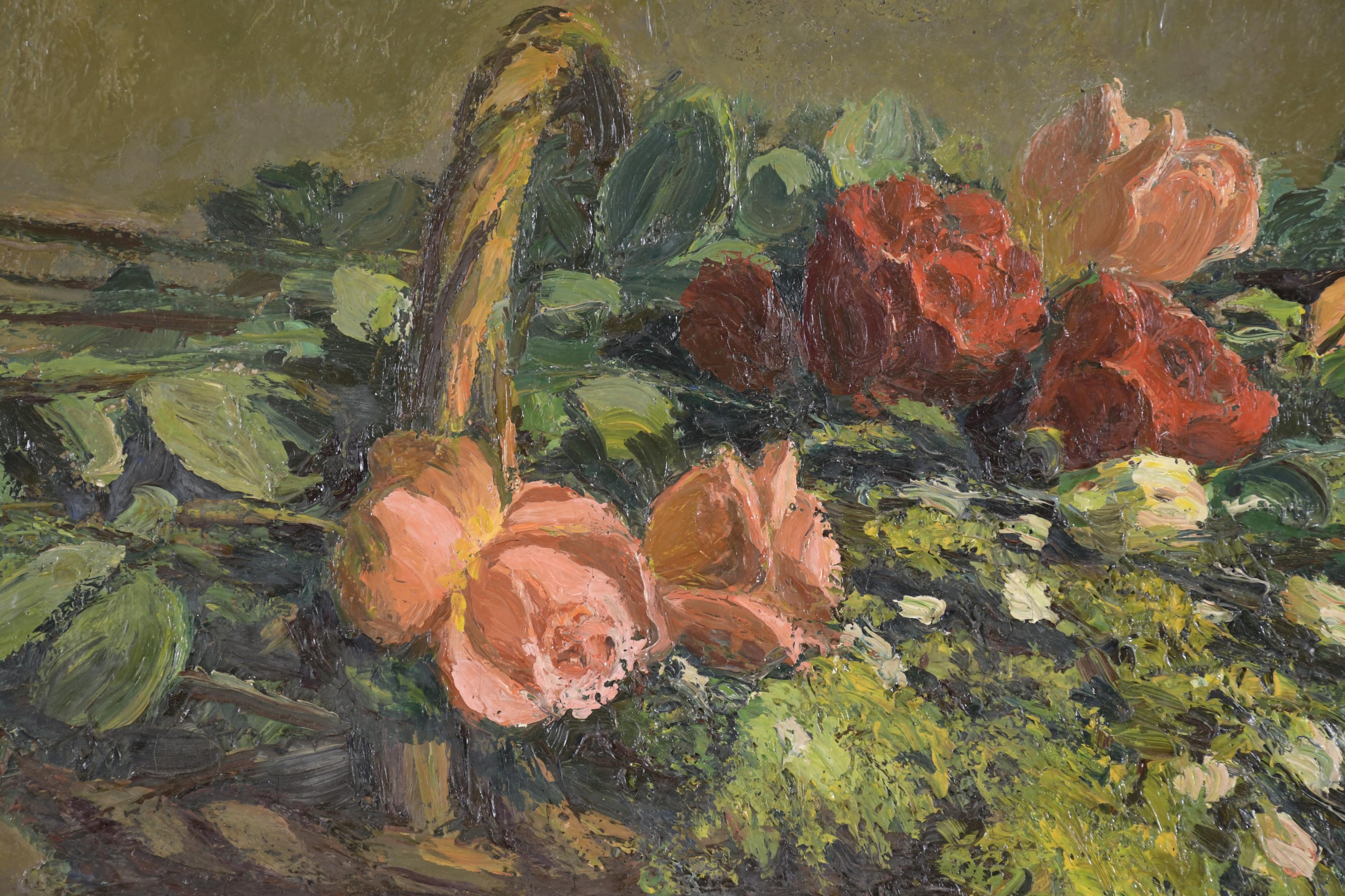 ENRIC PORTA (1901-1993). "BODEGÓN DE FLORES".