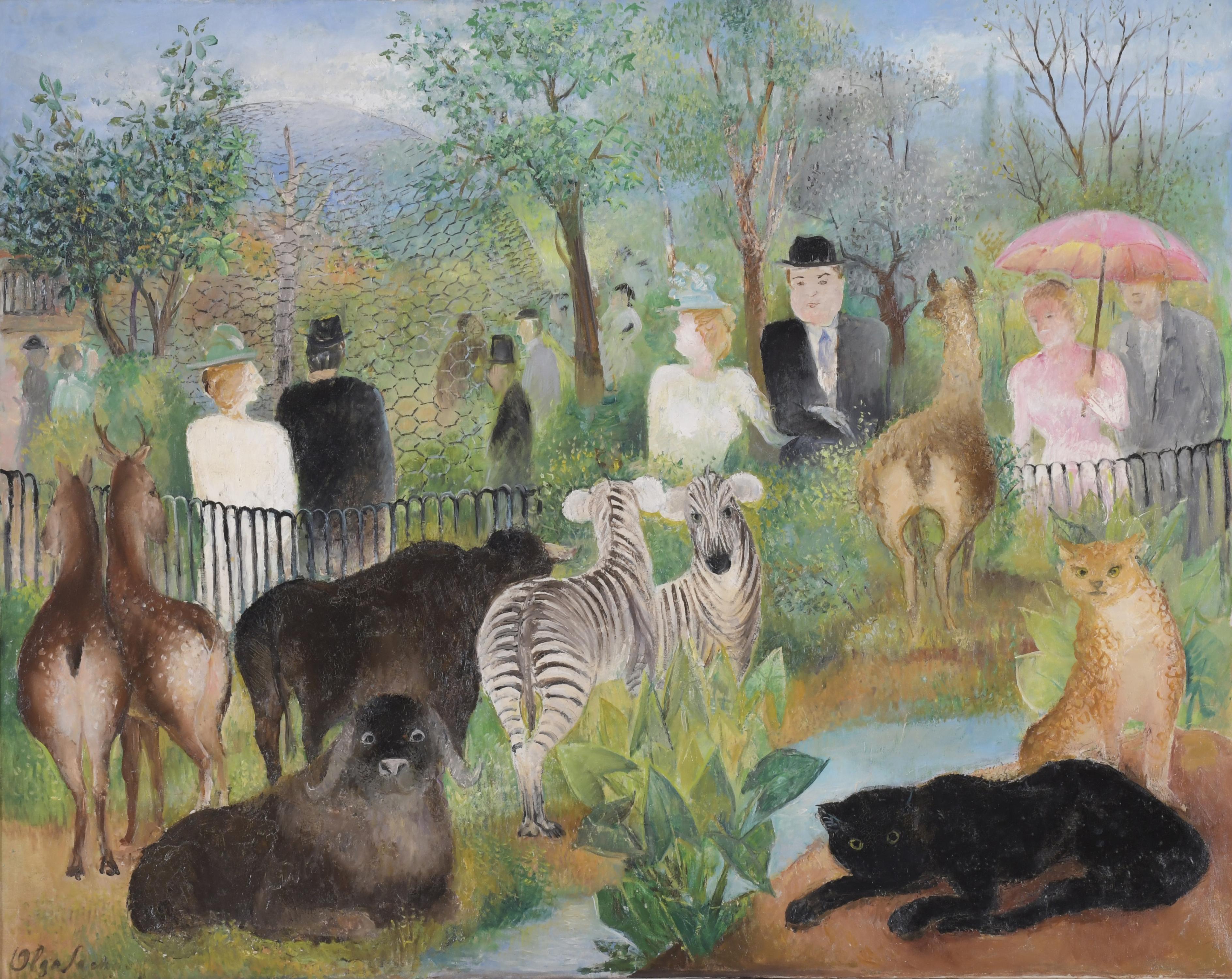 OLGA SACHAROFF (1889-1967) "ZOO", Circa 1930.