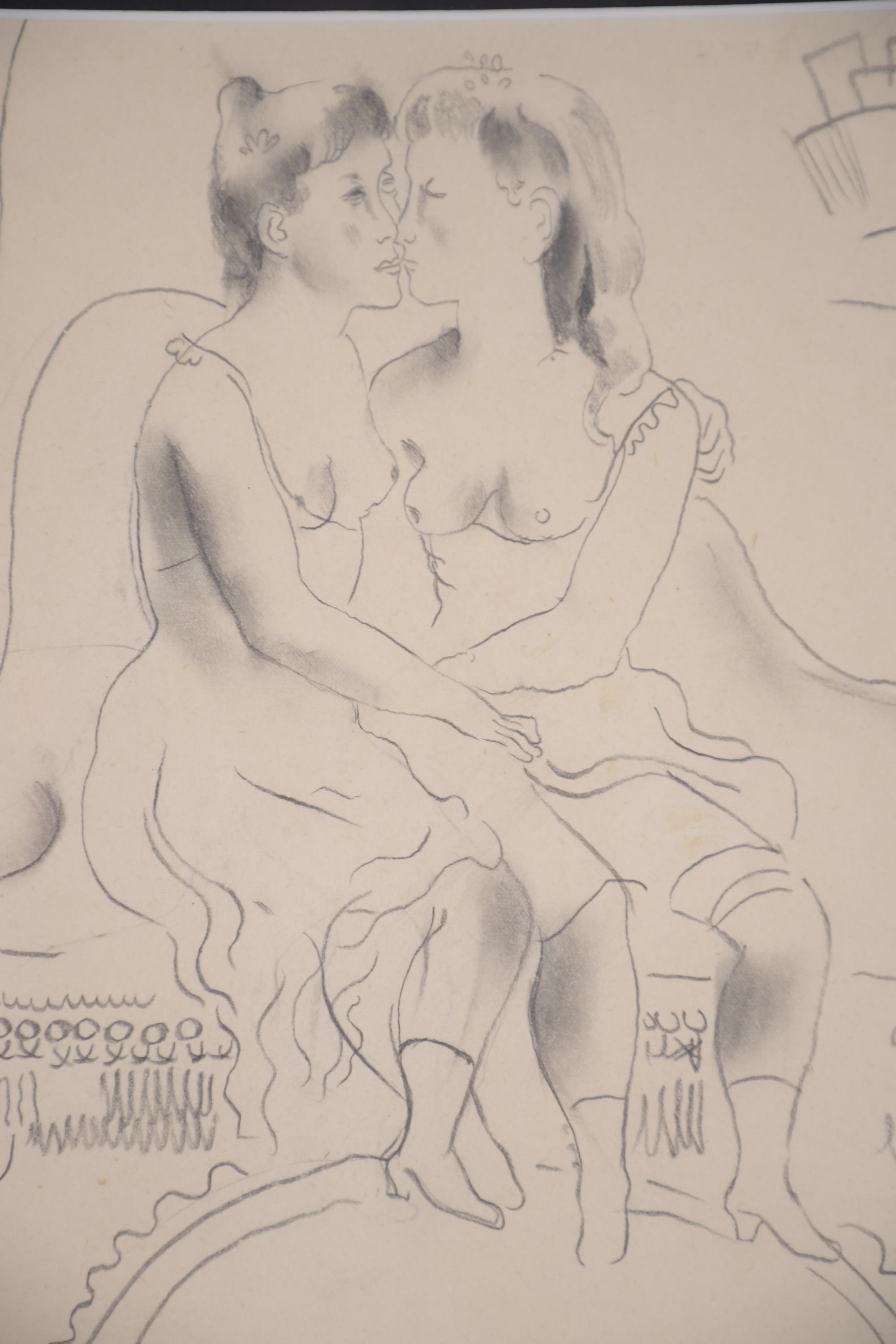 EMILI GRAU-SALA (1911-1975). "PAREJA DE MUJERES".