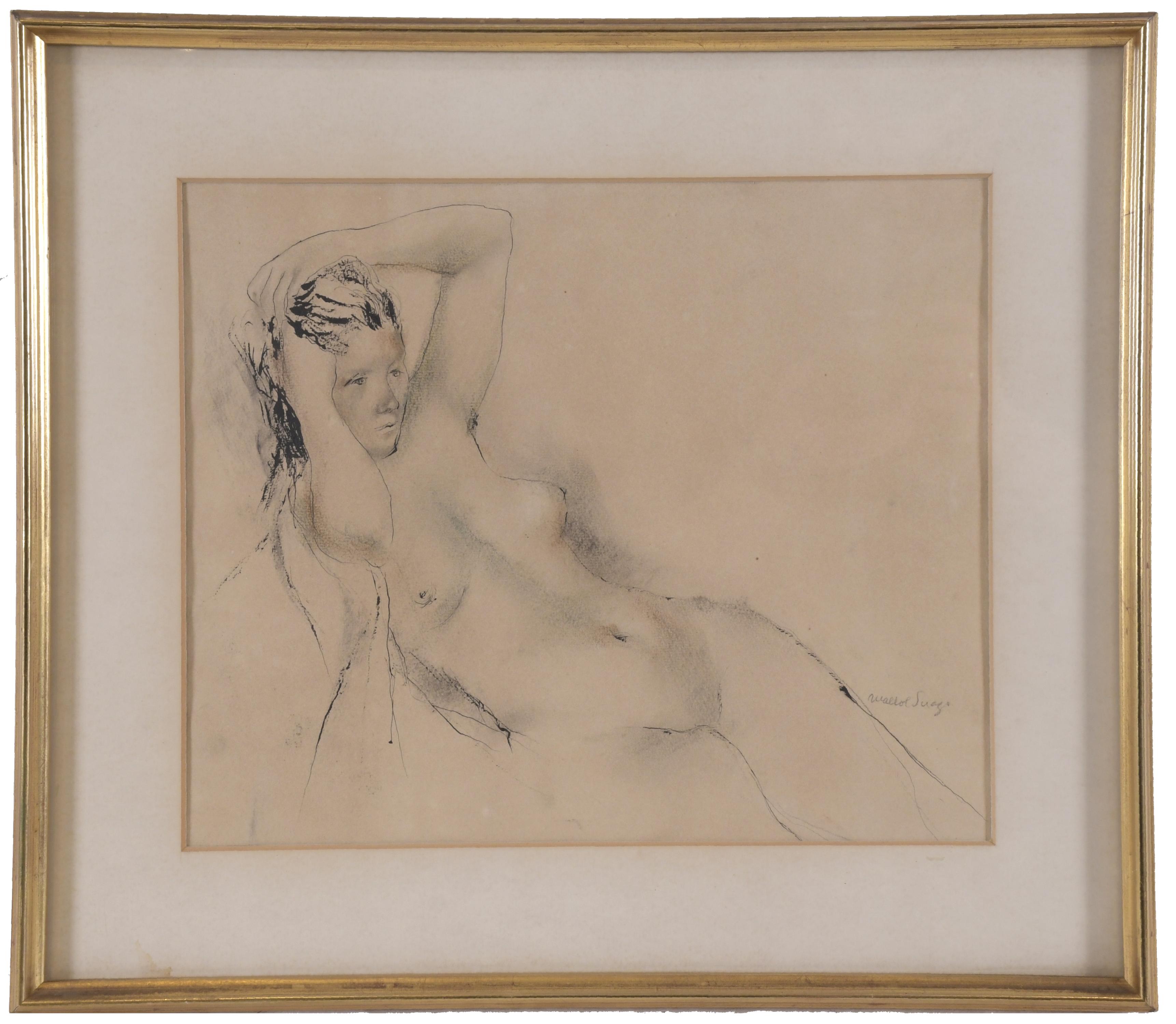 JOSEP MARIA MALLOL SUAZO (1910-1986). "DESNUDO FEMENINO".