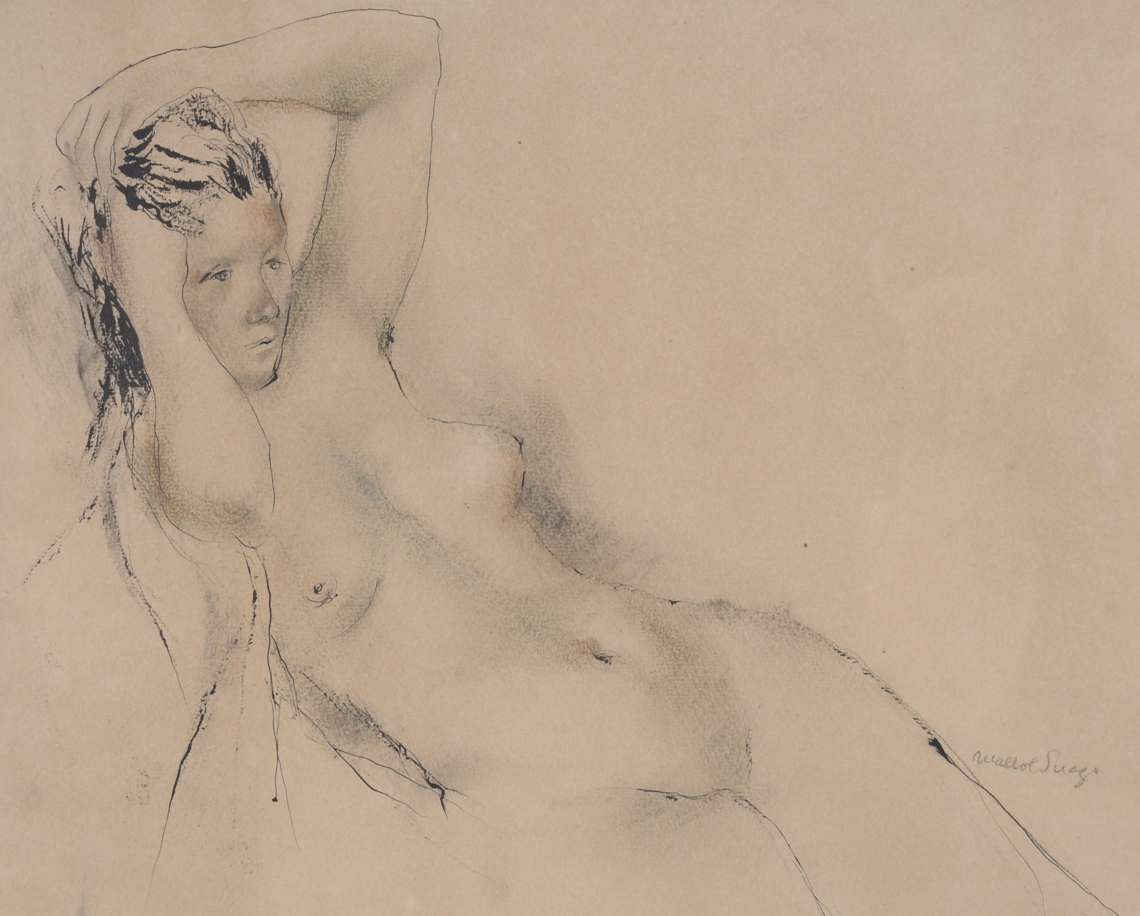 JOSEP MARIA MALLOL SUAZO (1910-1986). "DESNUDO FEMENINO".