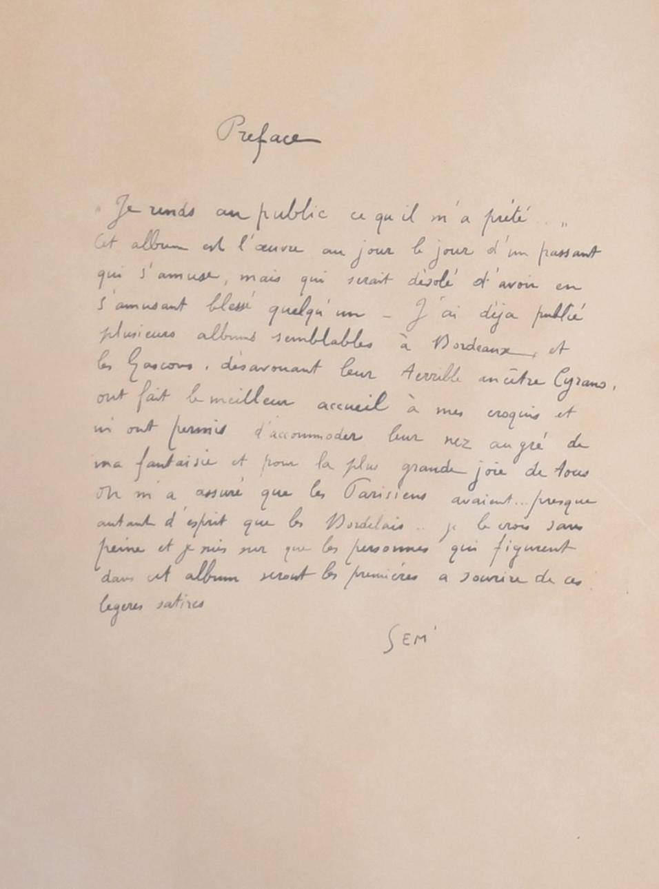 GEORGES GOURSAT - SEM (1863-1934).  "LE TURF", Paris, Adolp