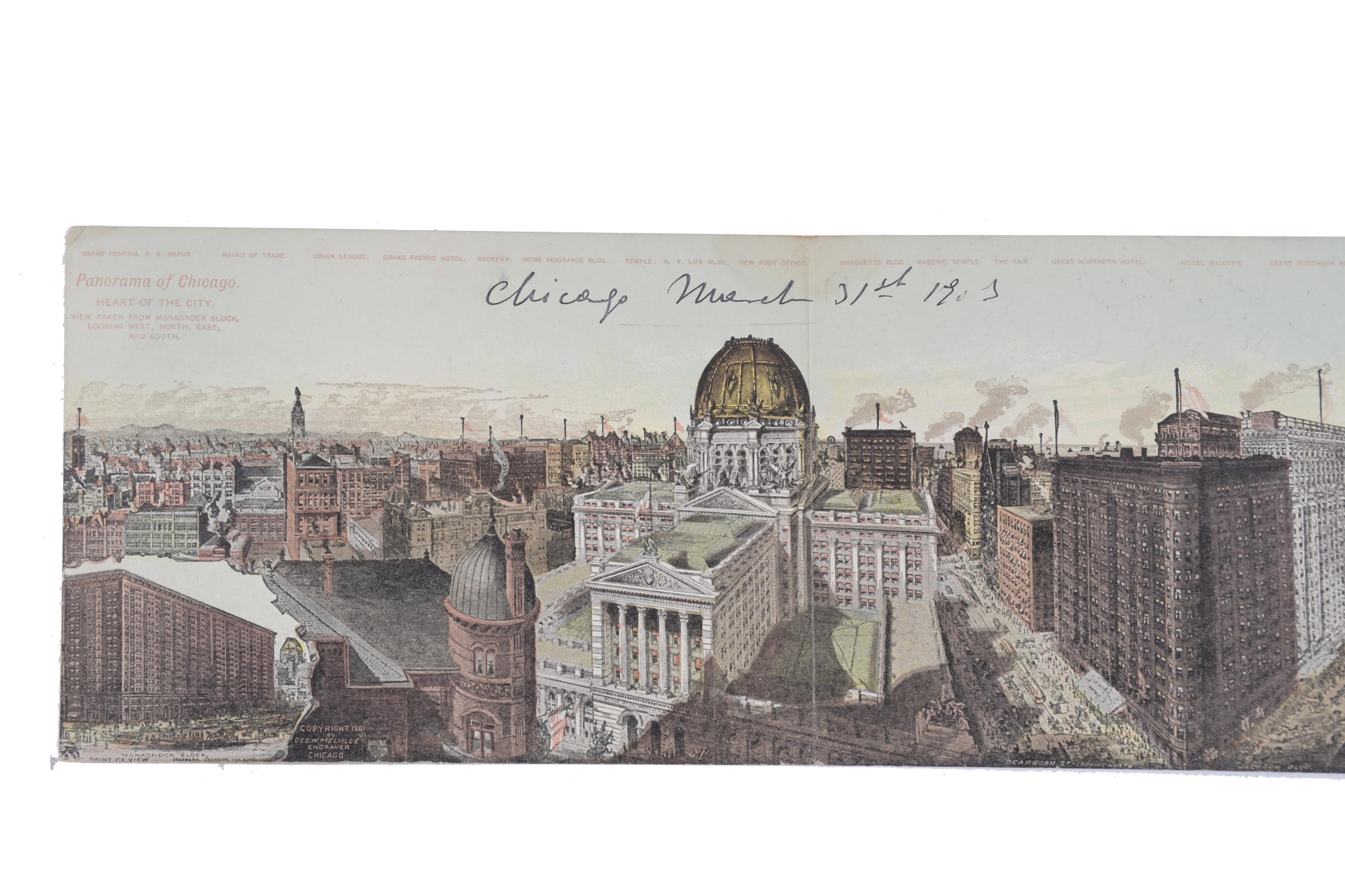 COLECCIÓN DE POSTALES MANUSCRITAS ENTRE 1901-1903.
