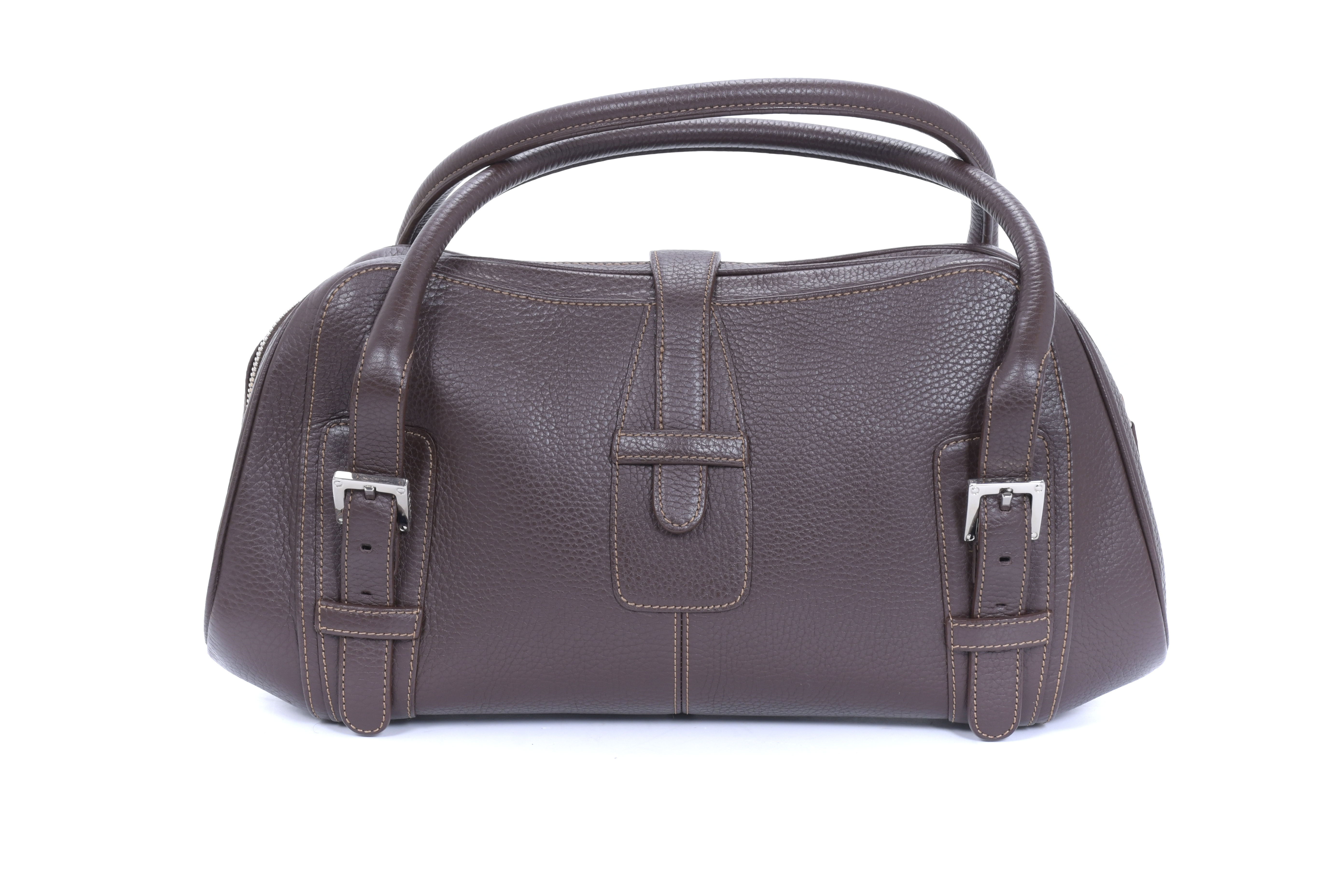 LOEWE. BOLSO DE MANO MODELO "SENDA", PPS SIGLO XXI.
