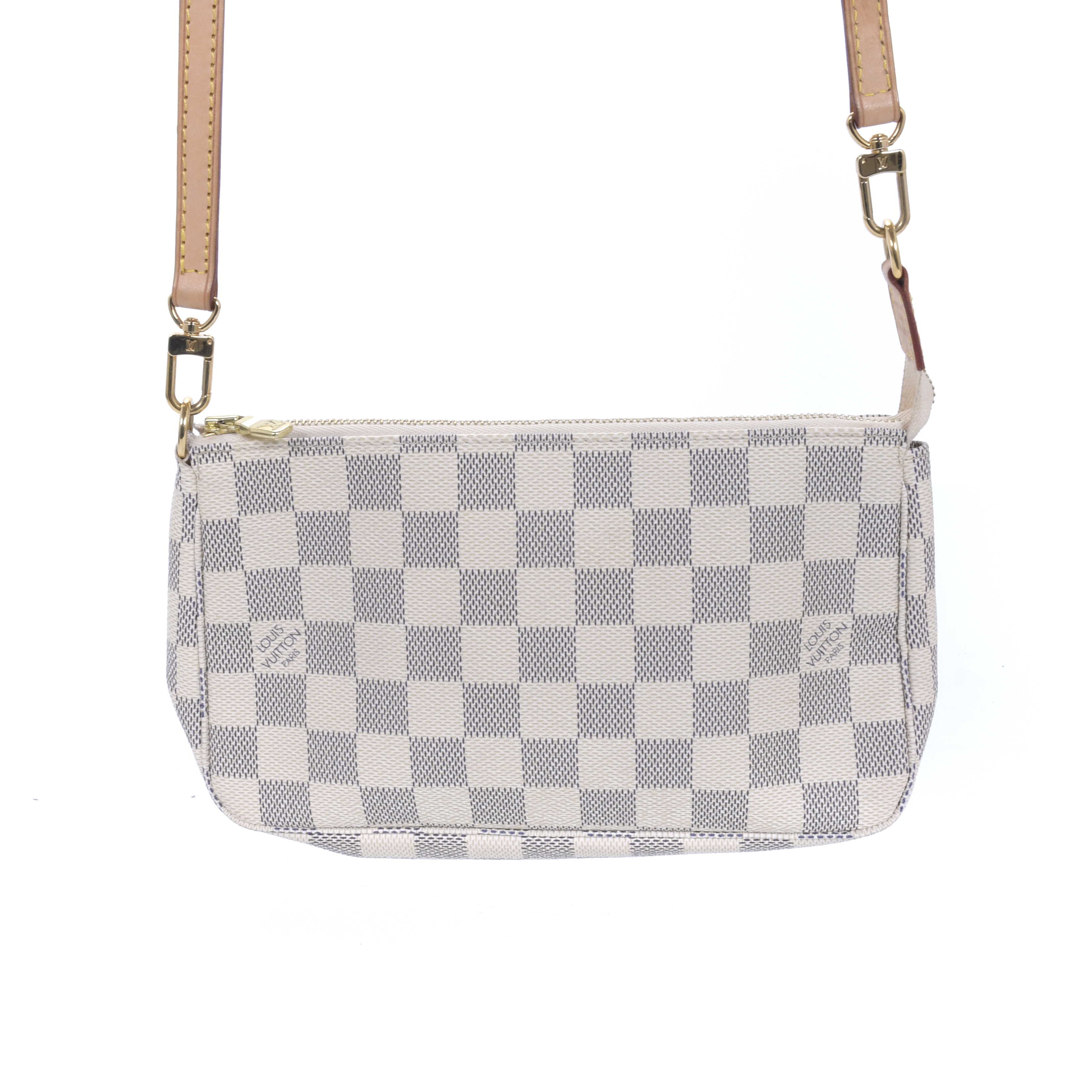 LOUIS VUITTON. BOLSO MODELO "POCHETTE ACCESSOIRE", PPS. SIG