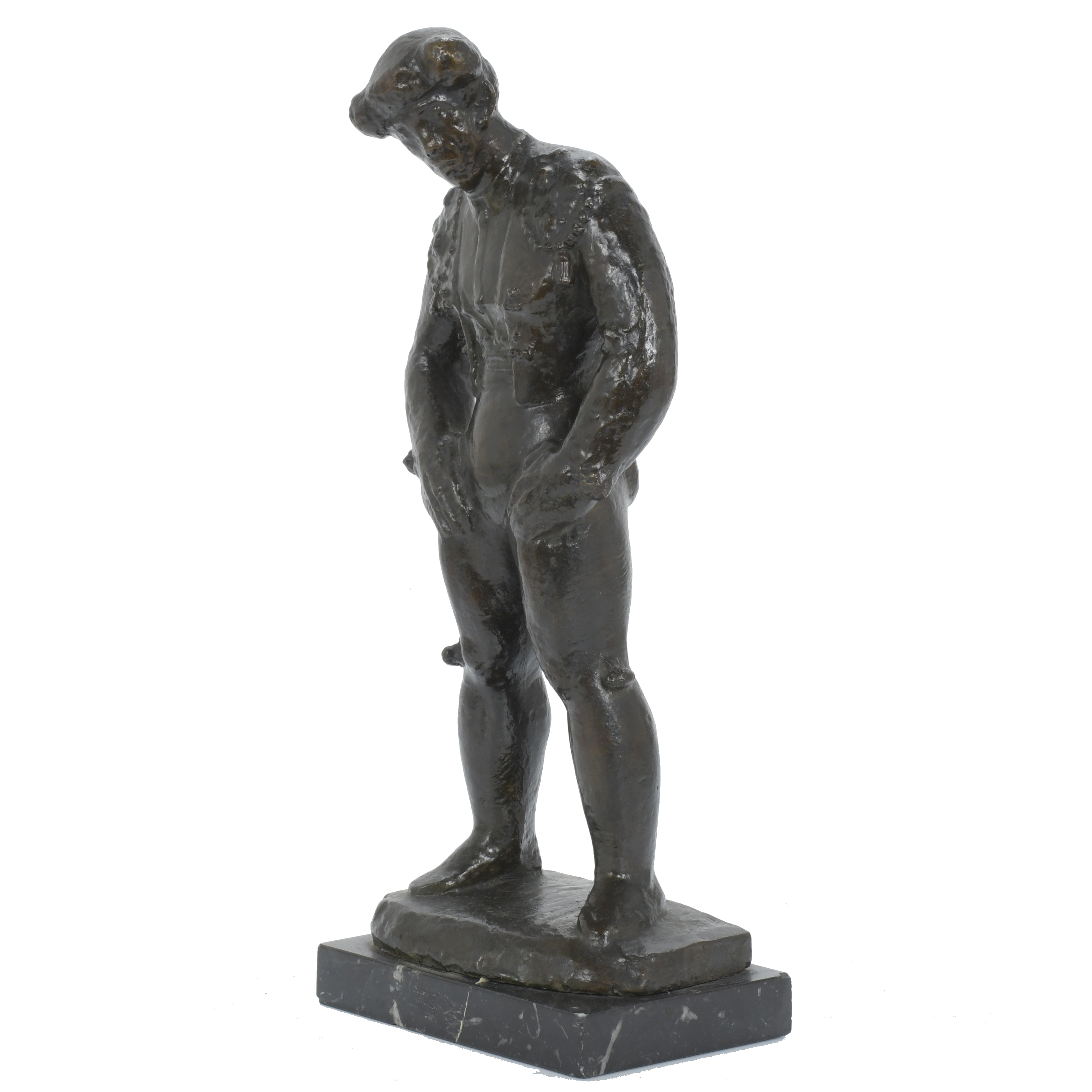 MANOLO HUGUÉ (1872-1945). "TORERO" EN BRONCE.