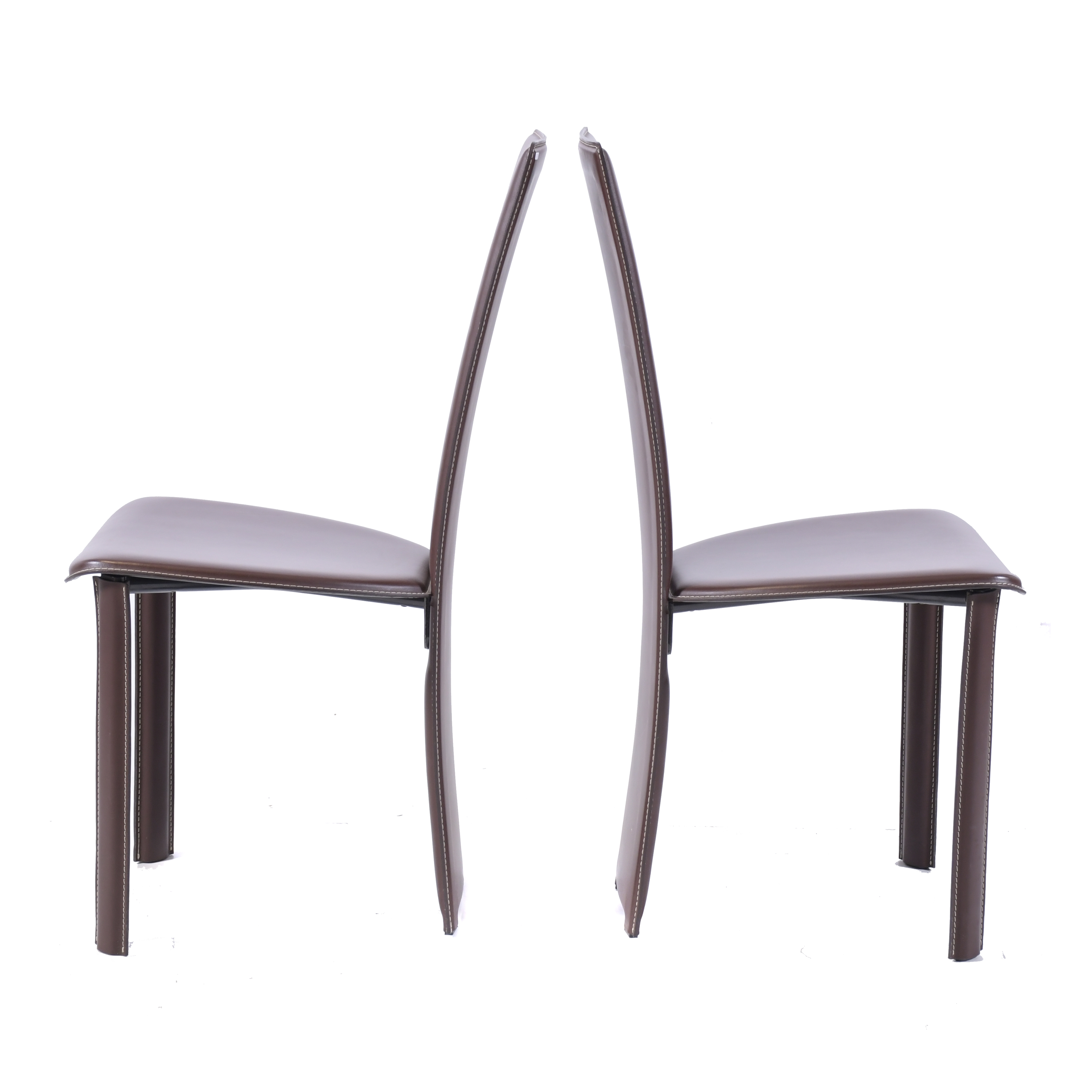 SEIS SILLAS "PSYRA" DE FRAG PARA ROCHE BOBOIS. AÑOS 80.