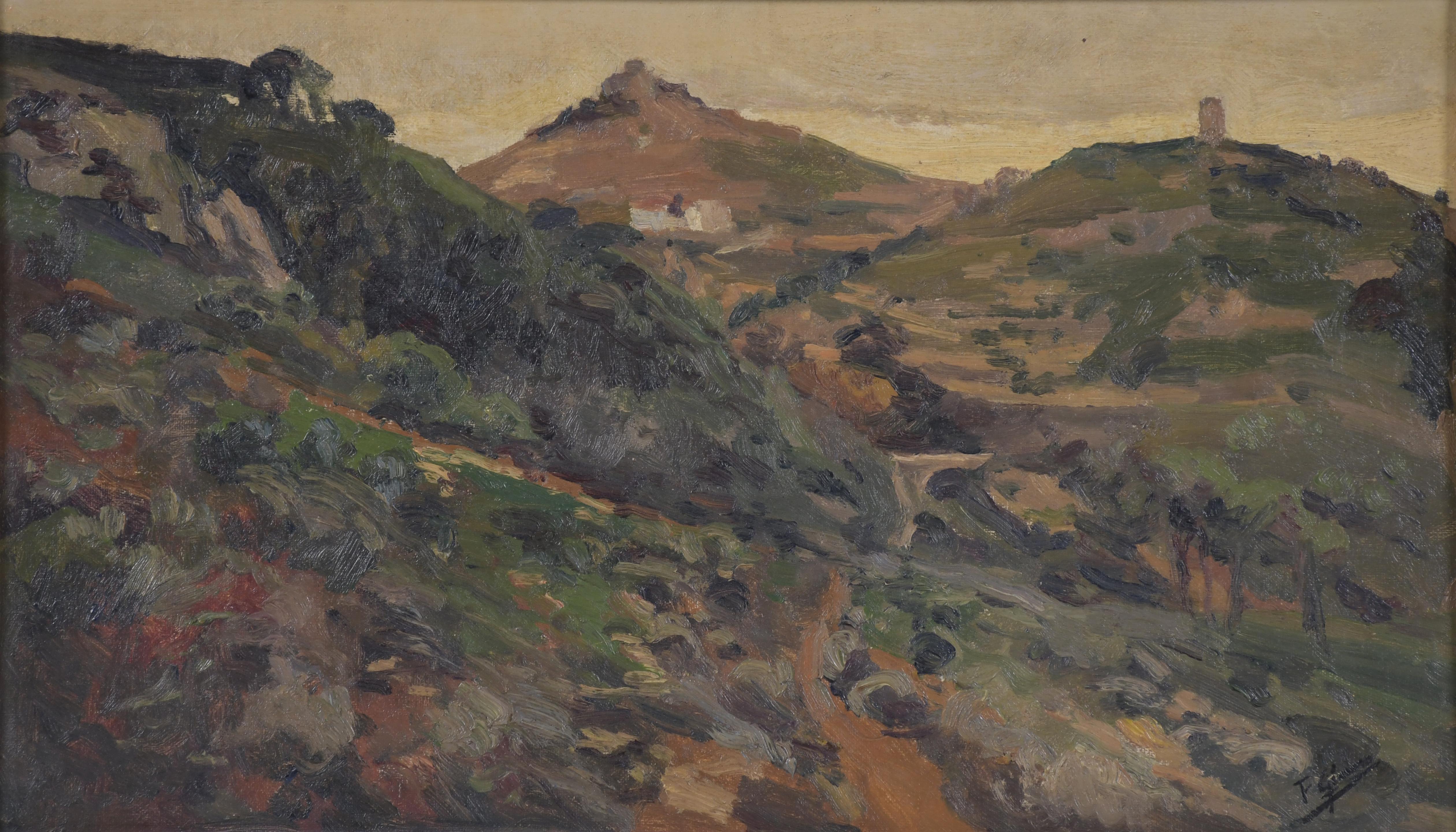 FRANCESC GIMENO ARASA (1858-1927). "PAISAJE".